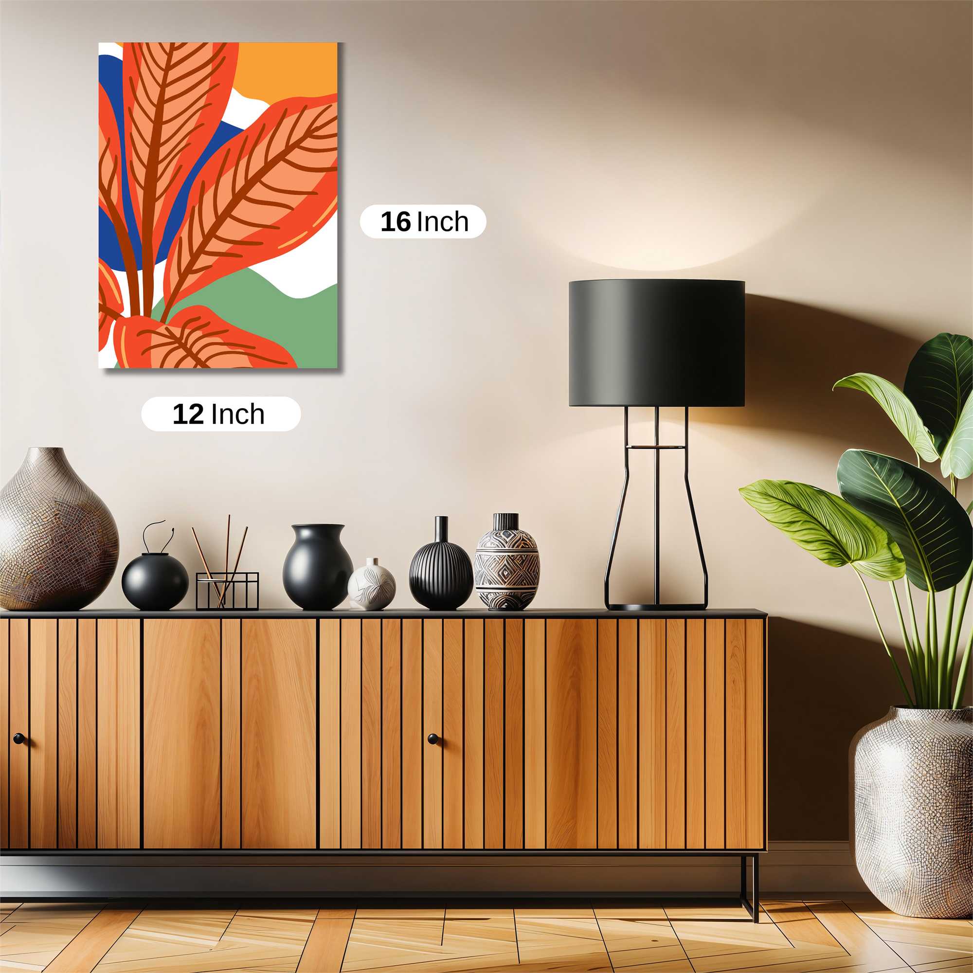 Leafy Vibrance Safe Wall Magnetic / M