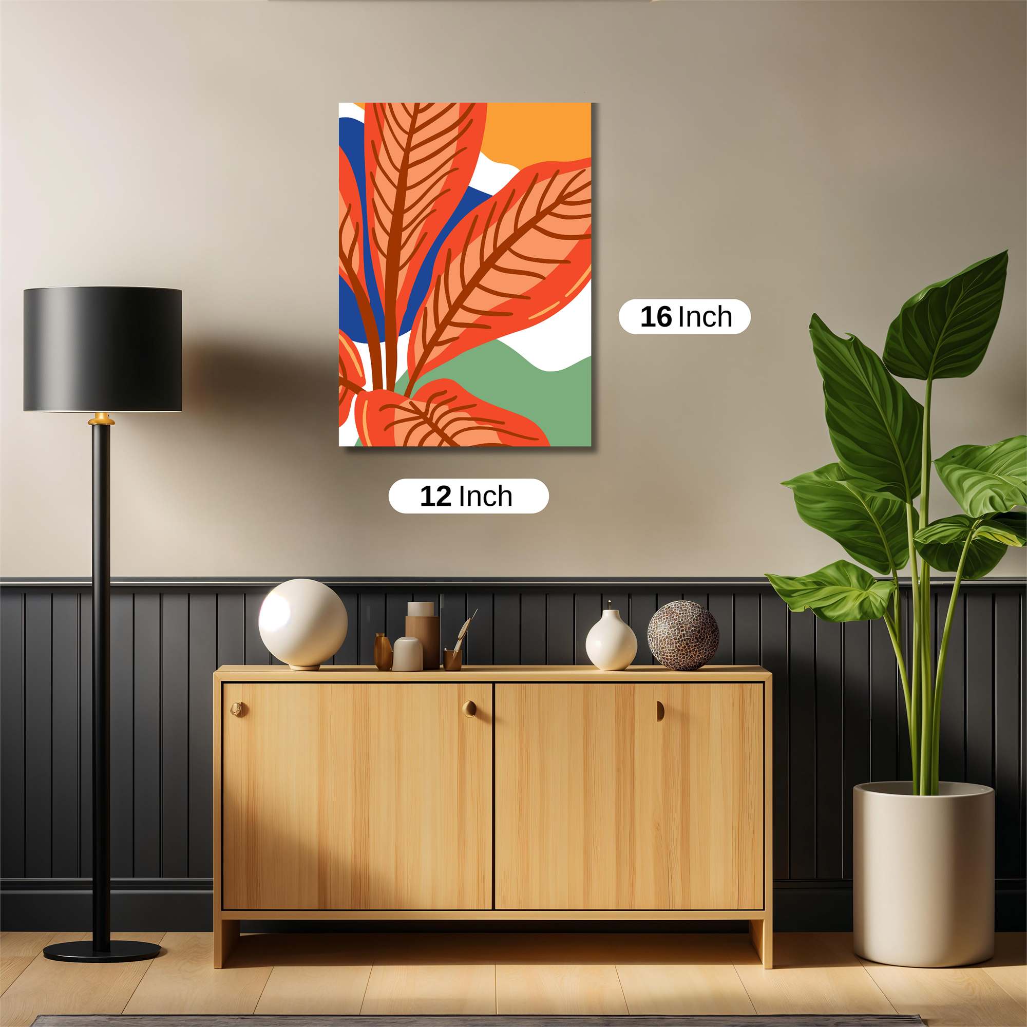 Leafy Vibrance Safe Wall Magnetic / M