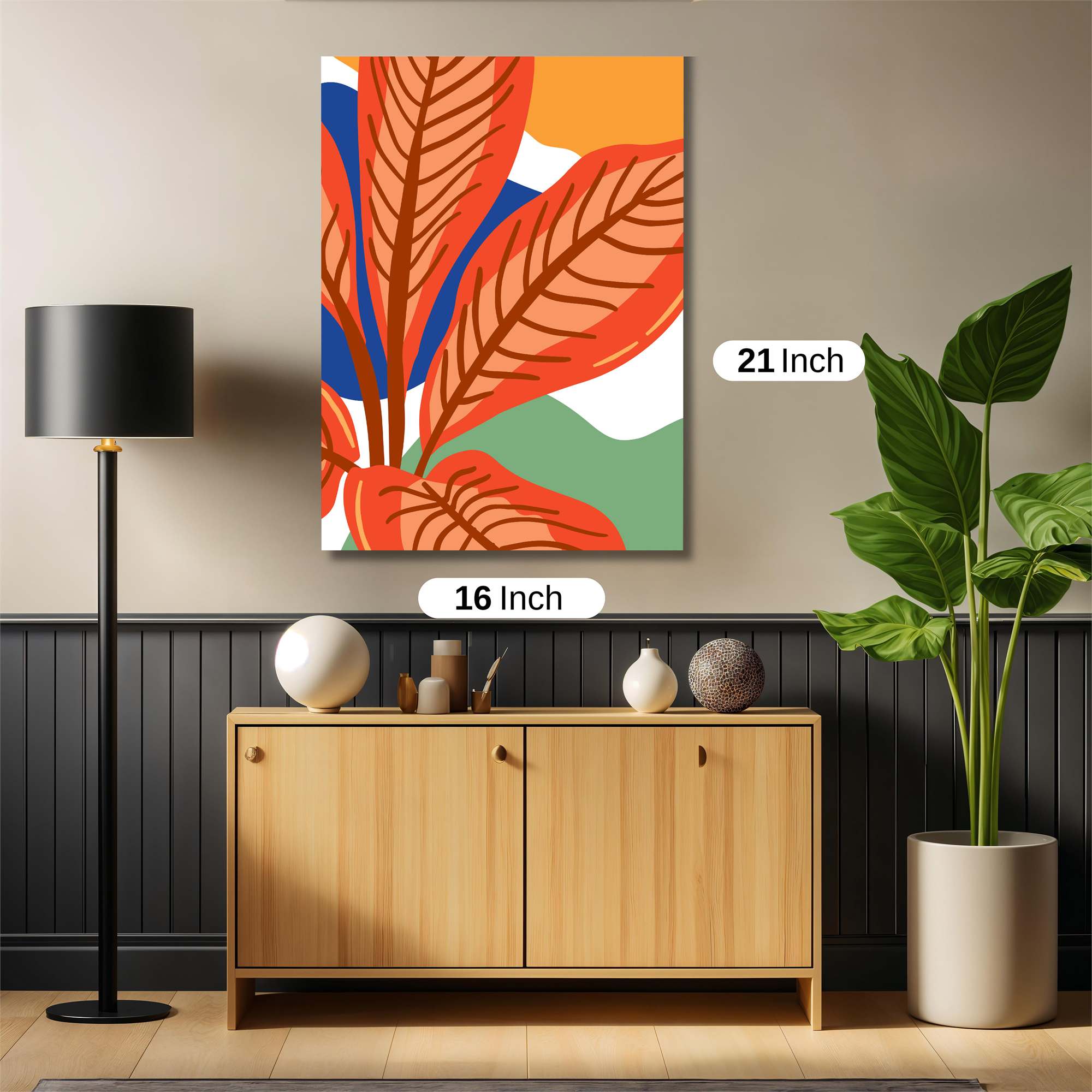 Leafy Vibrance Safe Wall Magnetic / M