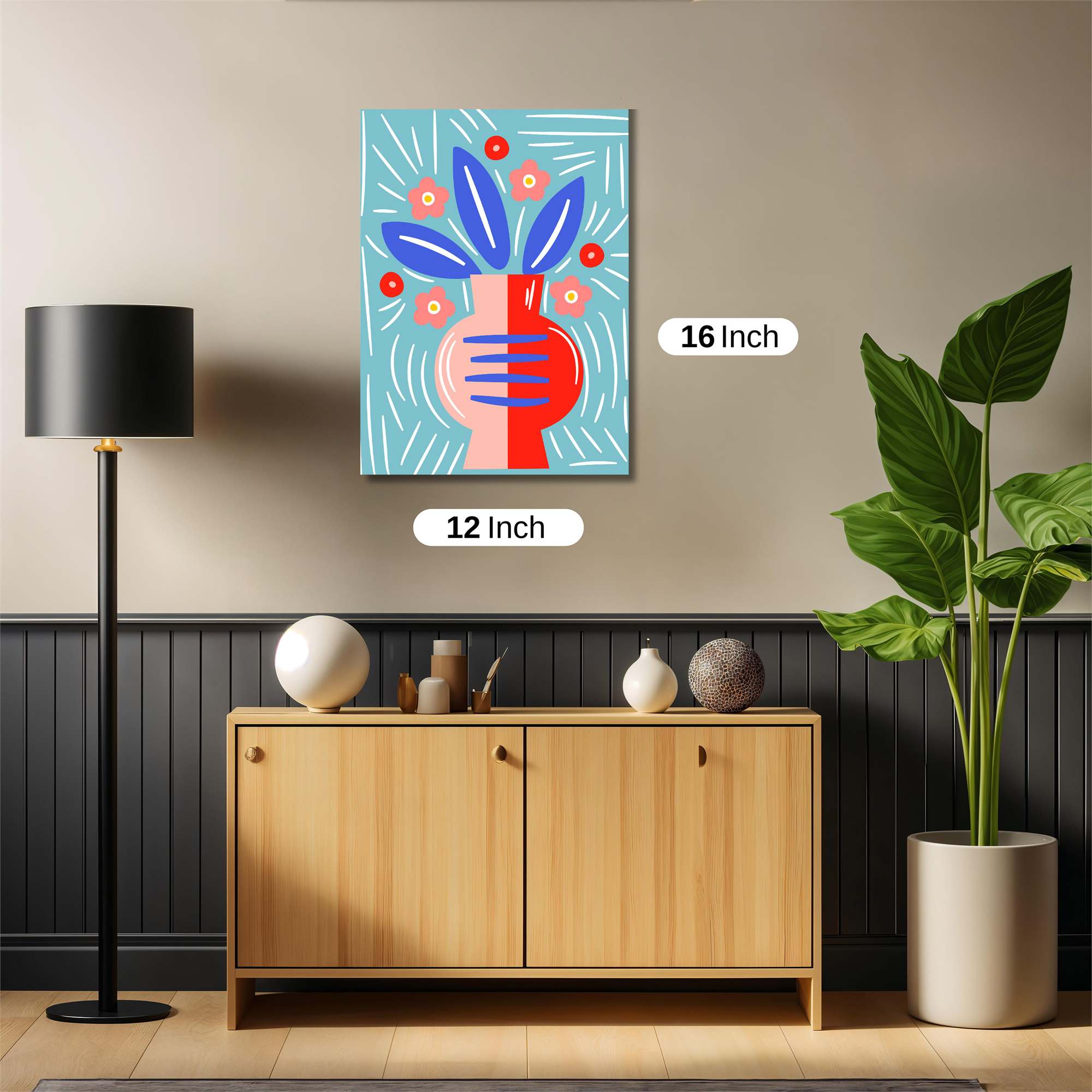 Vase Vibrance Safe Wall Magnetic / M