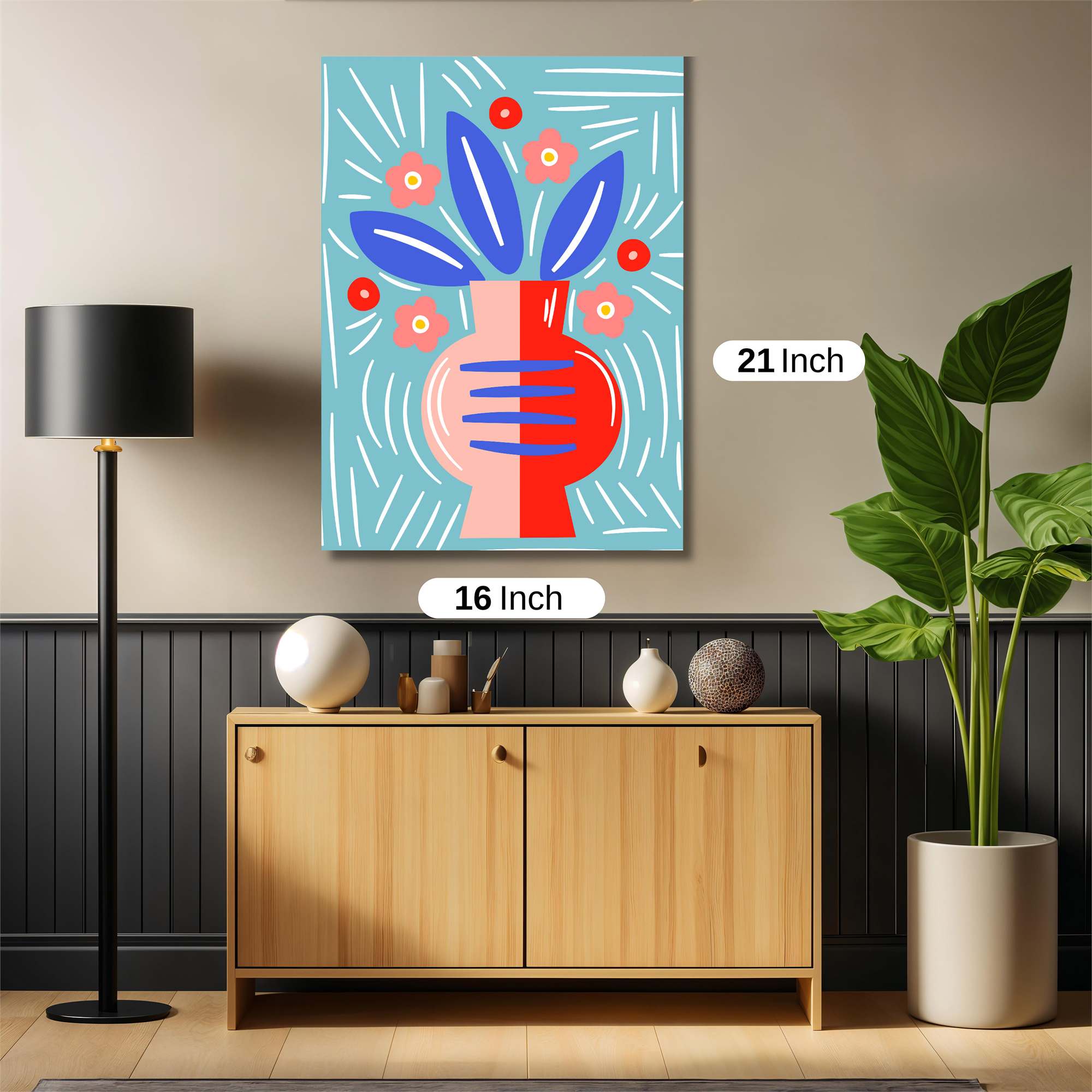 Vase Vibrance Safe Wall Magnetic / M
