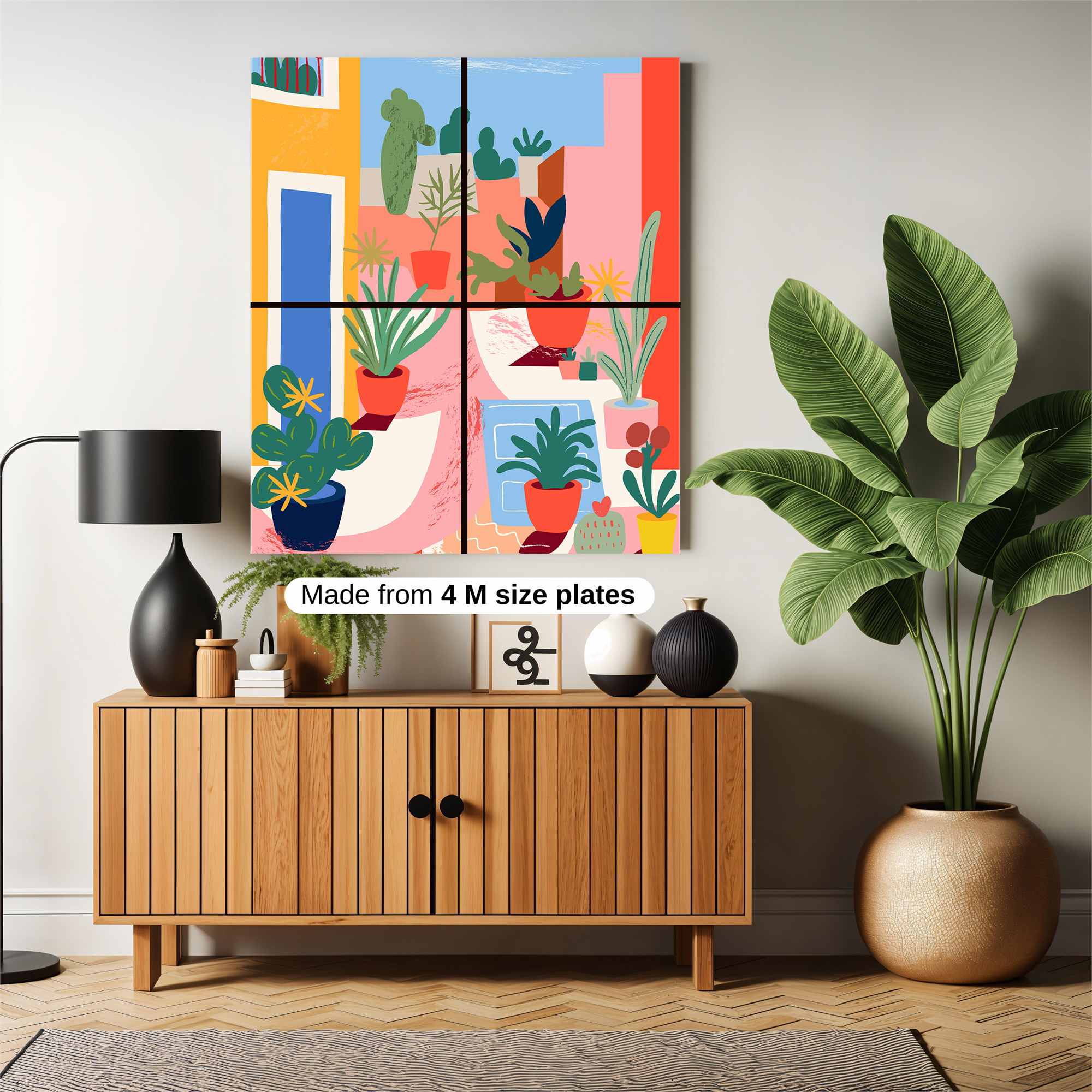 Cactus Cheer Safe Wall Magnetic / M