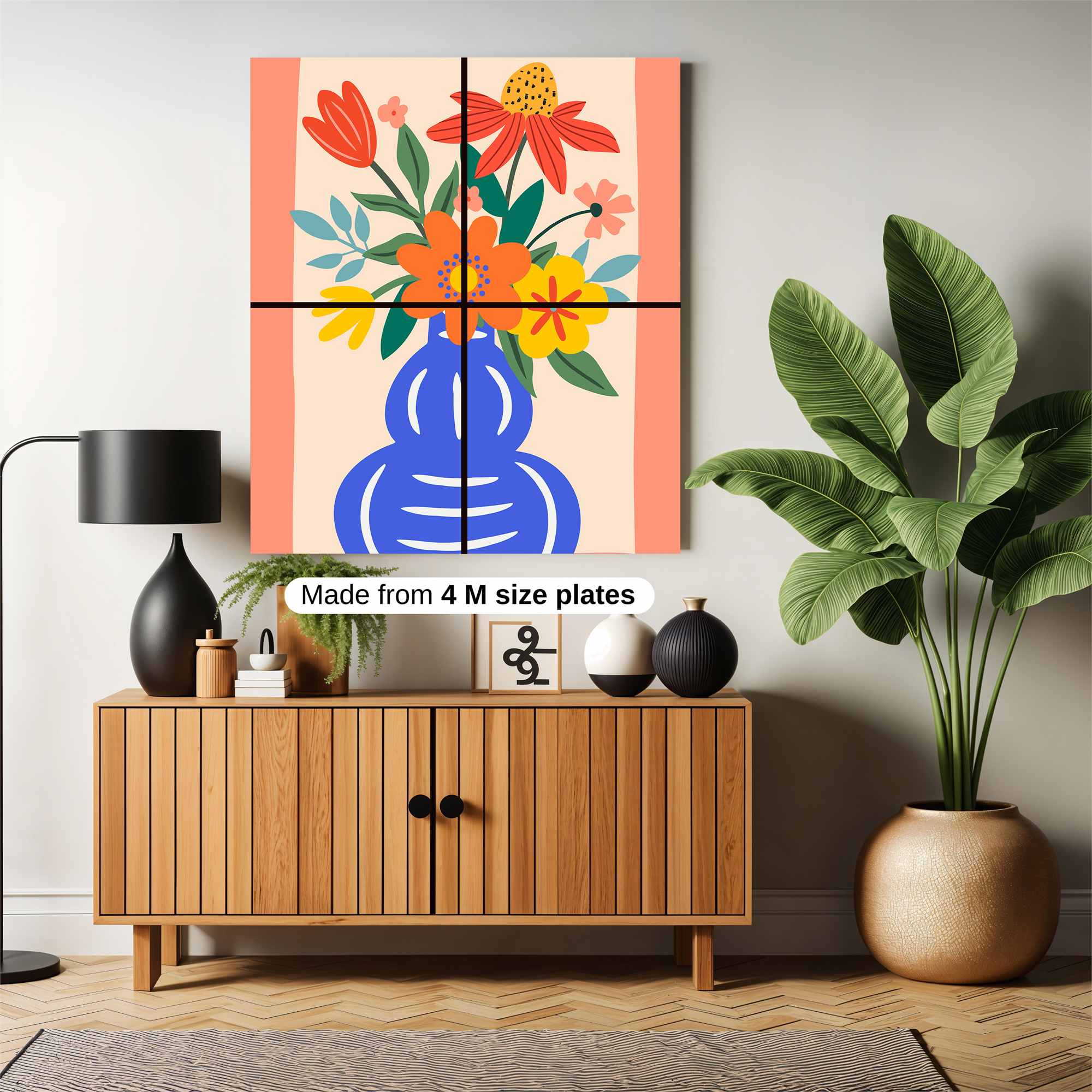 Floral Joy Safe Wall Magnetic / M