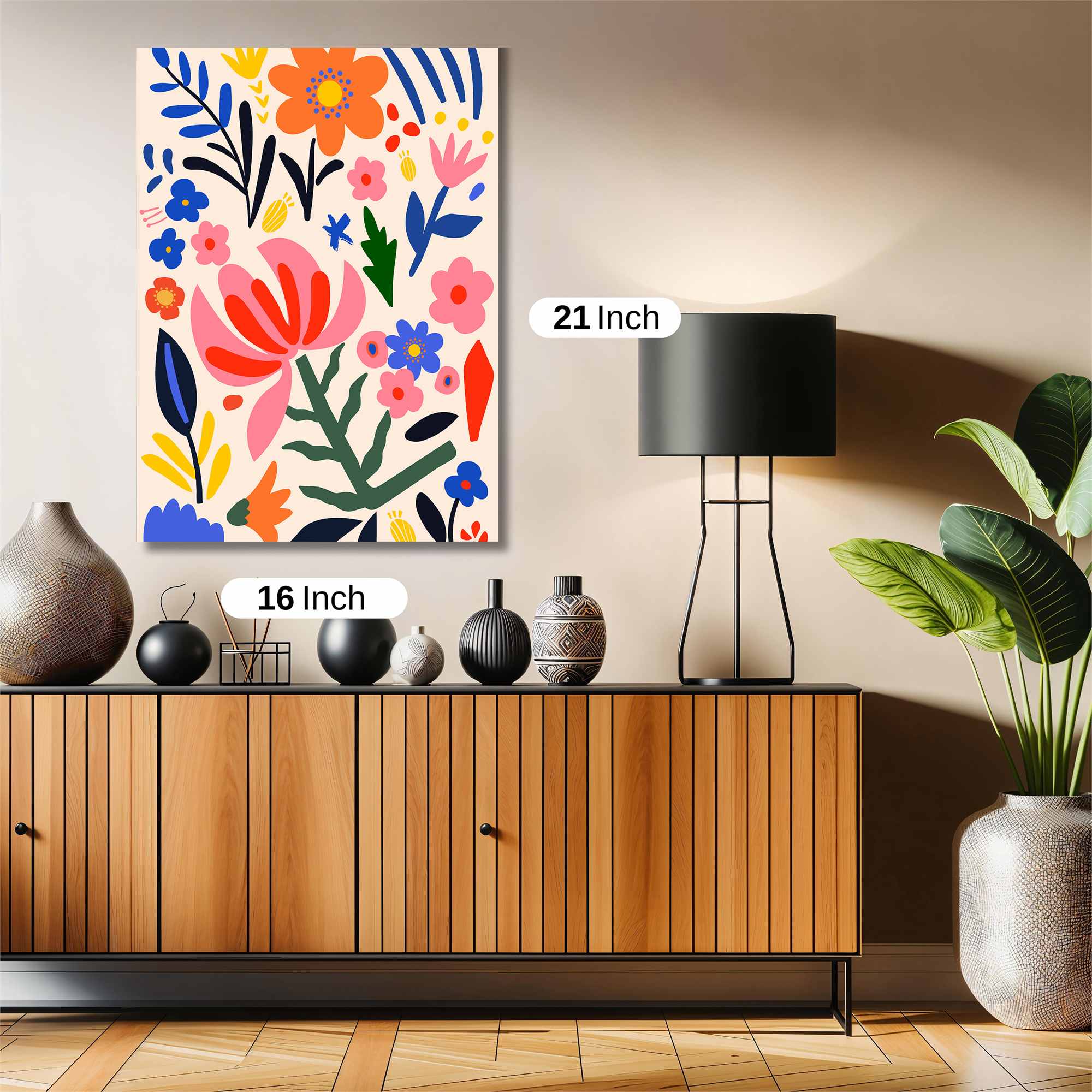 Floral Fiesta Safe Wall Magnetic / M