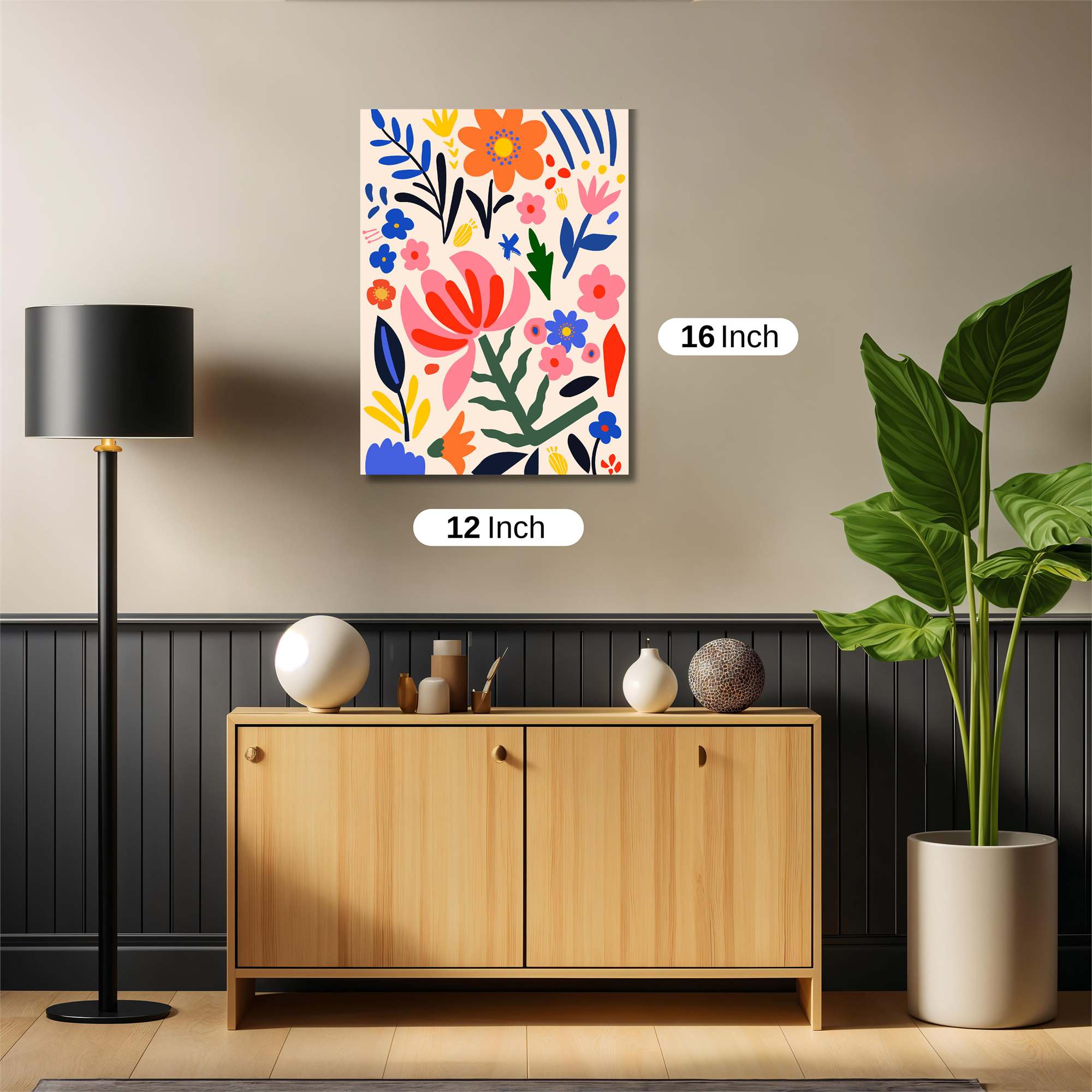 Floral Fiesta Safe Wall Magnetic / M