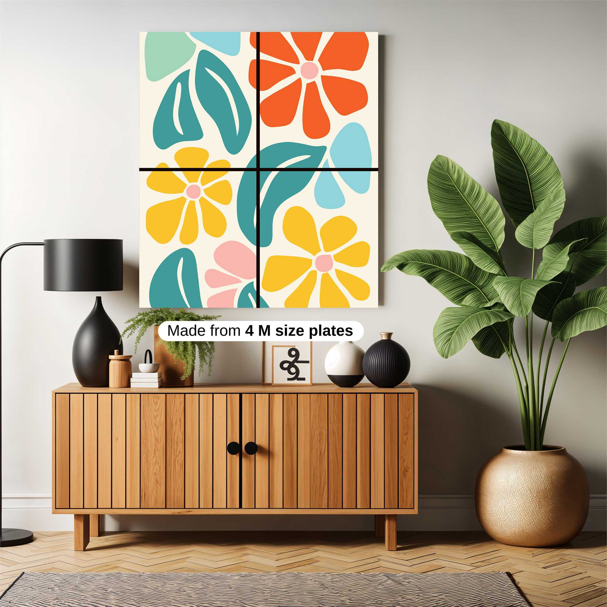 Floral Bliss Safe Wall Magnetic / M