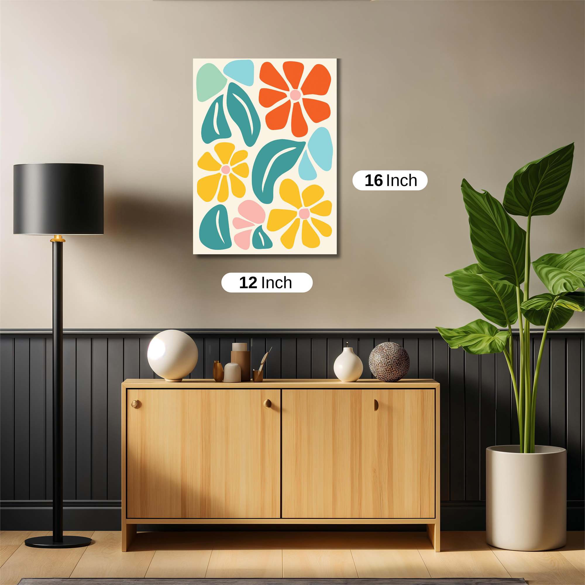 Floral Bliss Safe Wall Magnetic / M