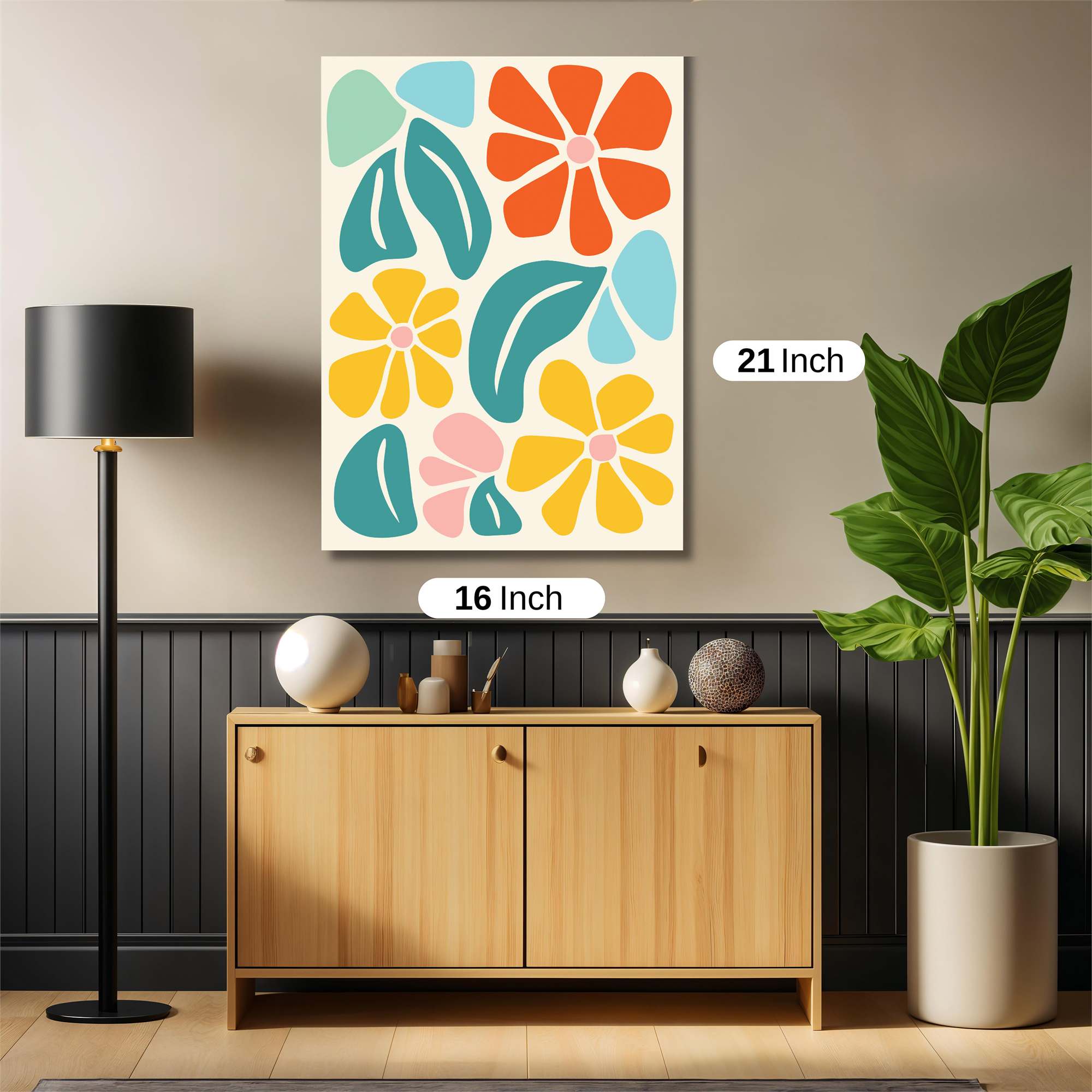 Floral Bliss Safe Wall Magnetic / M