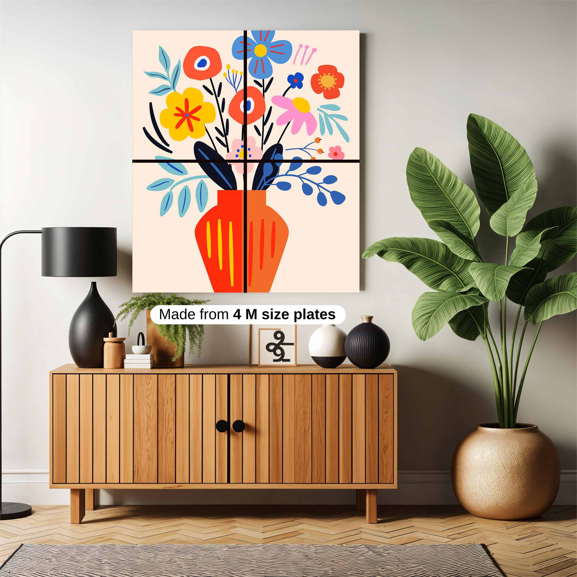 Floral Joy Safe Wall Magnetic / M