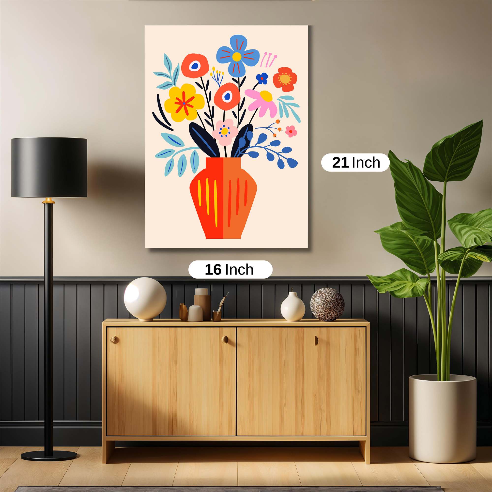 Floral Joy Safe Wall Magnetic / M