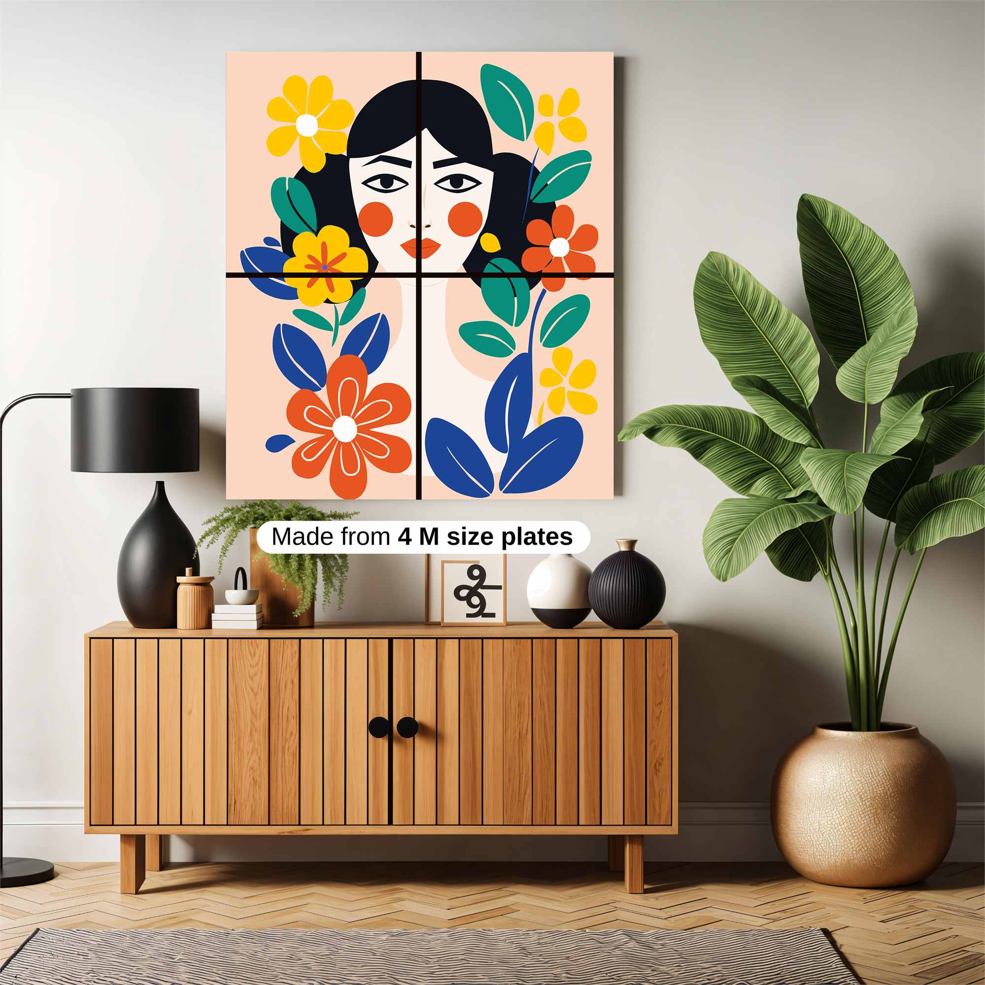 Floral Joy Safe Wall Magnetic / M