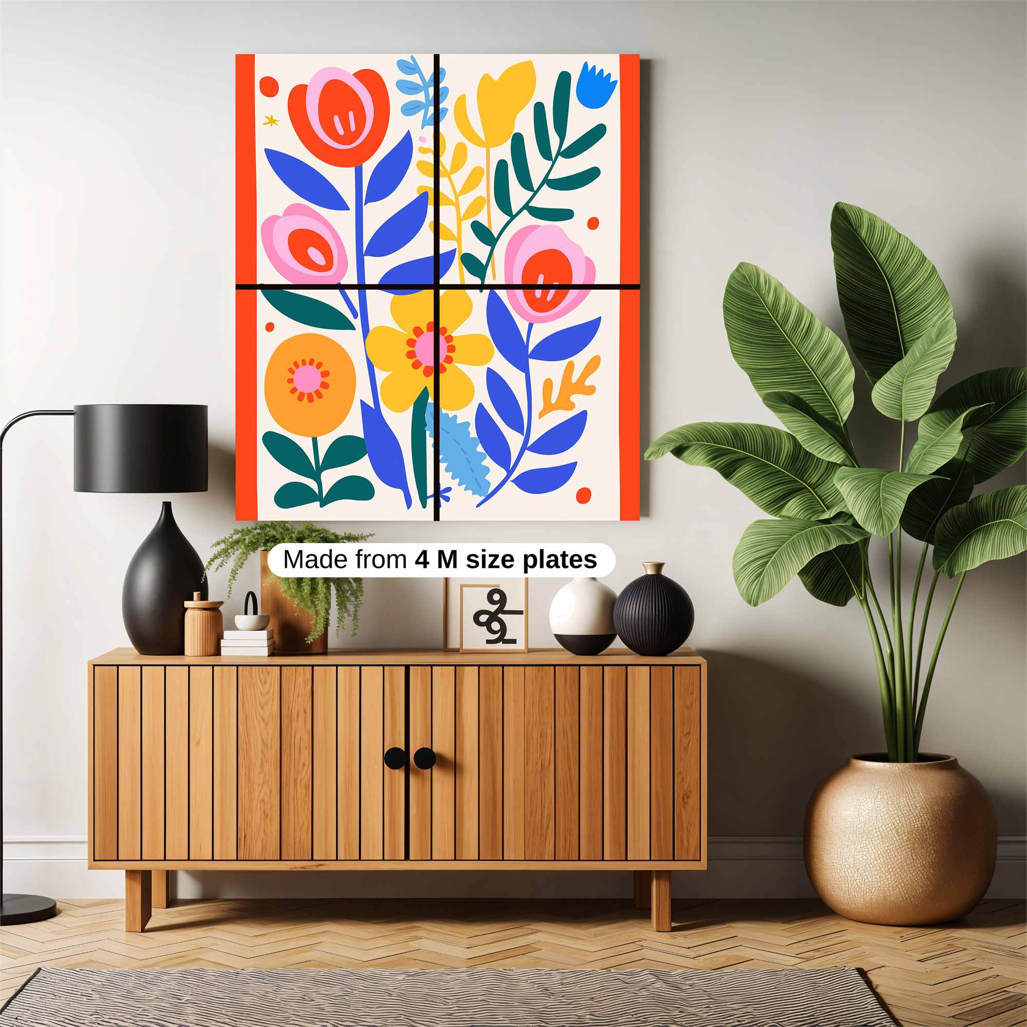 Floral Joy Safe Wall Magnetic / M