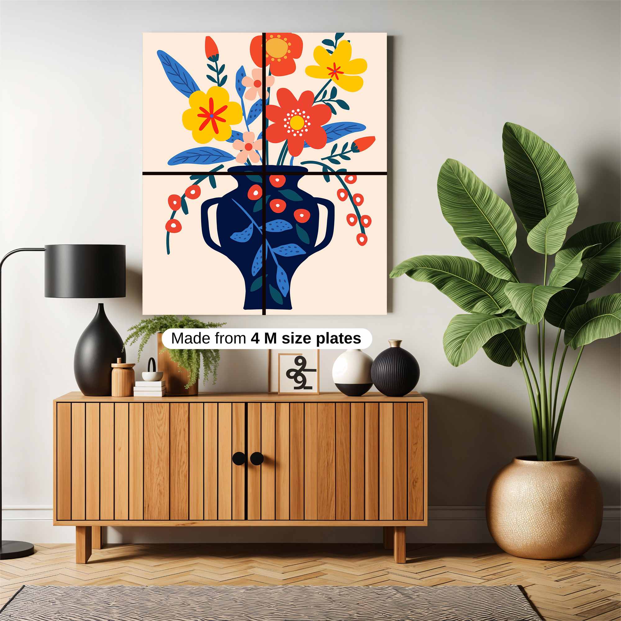 Floral Joy Safe Wall Magnetic / M