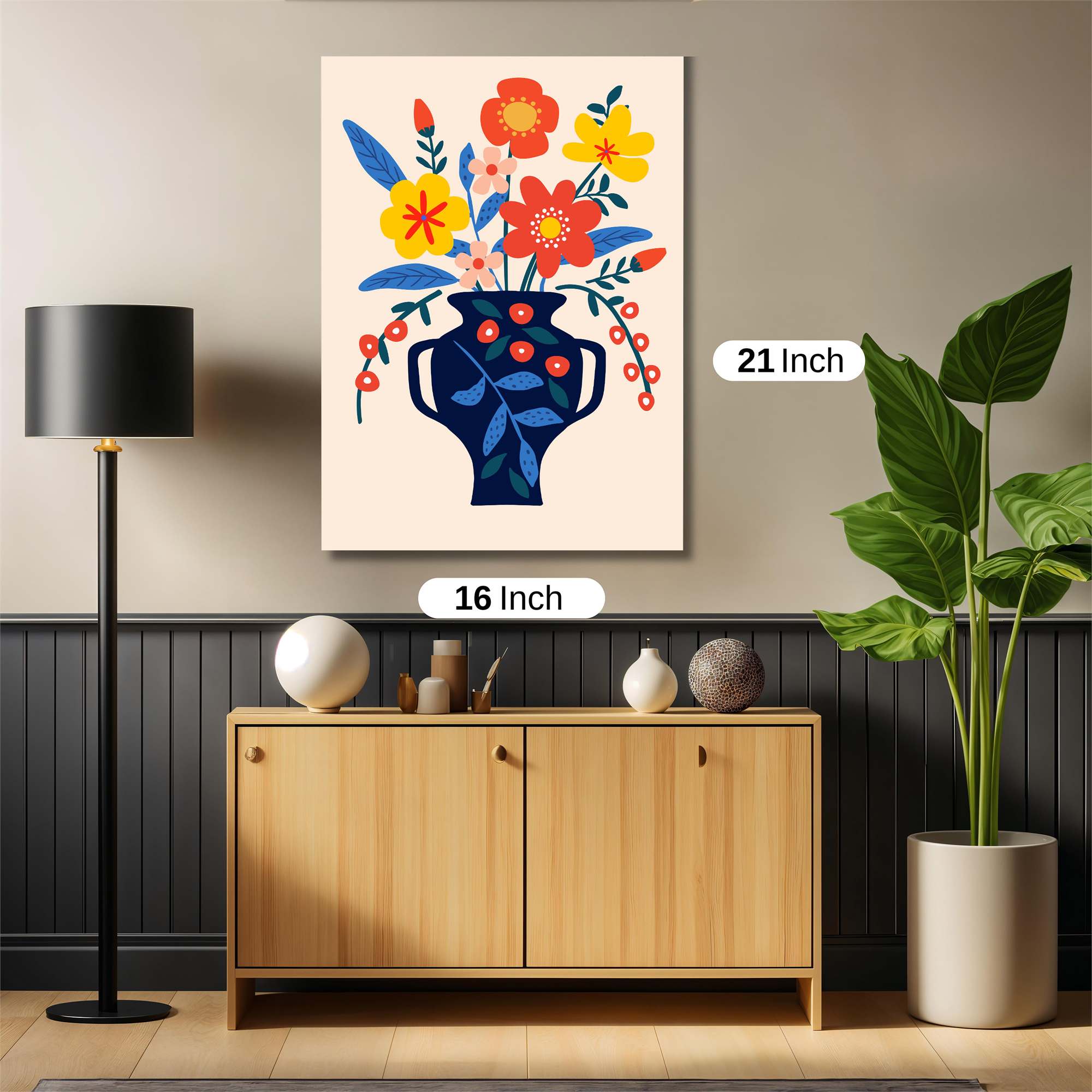 Floral Joy Safe Wall Magnetic / M