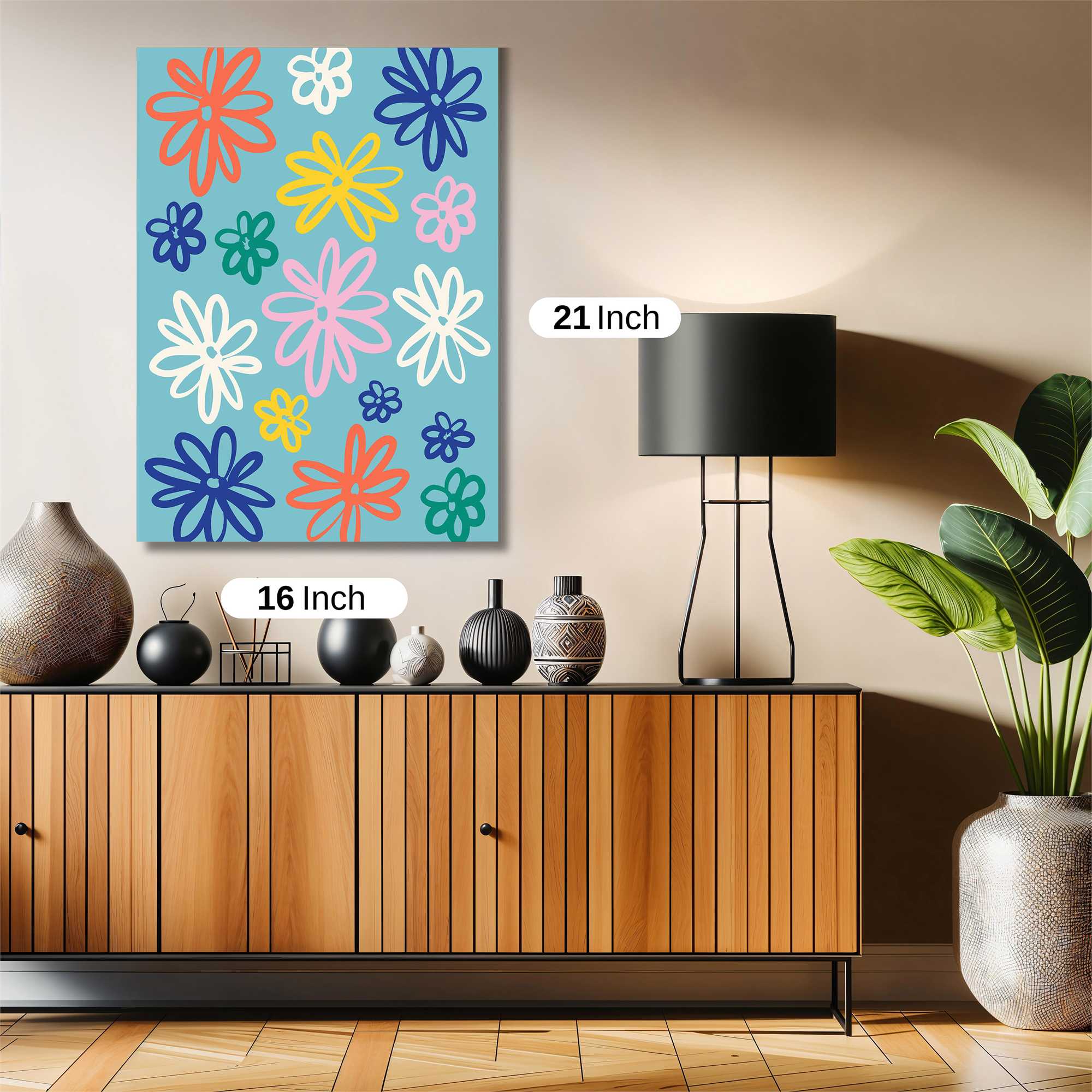 Floral Bliss Safe Wall Magnetic / M