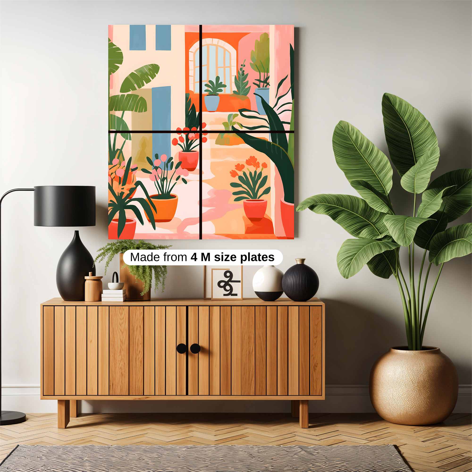 Courtyard Bliss Safe Wall Magnetic / M