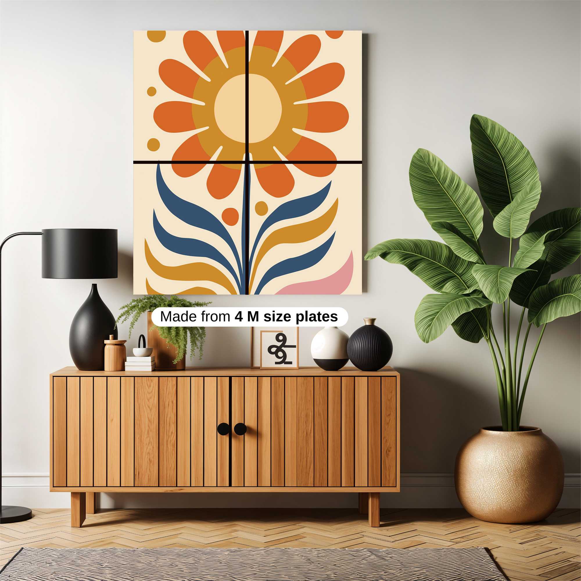 Sunflower Serenity Safe Wall Magnetic / M