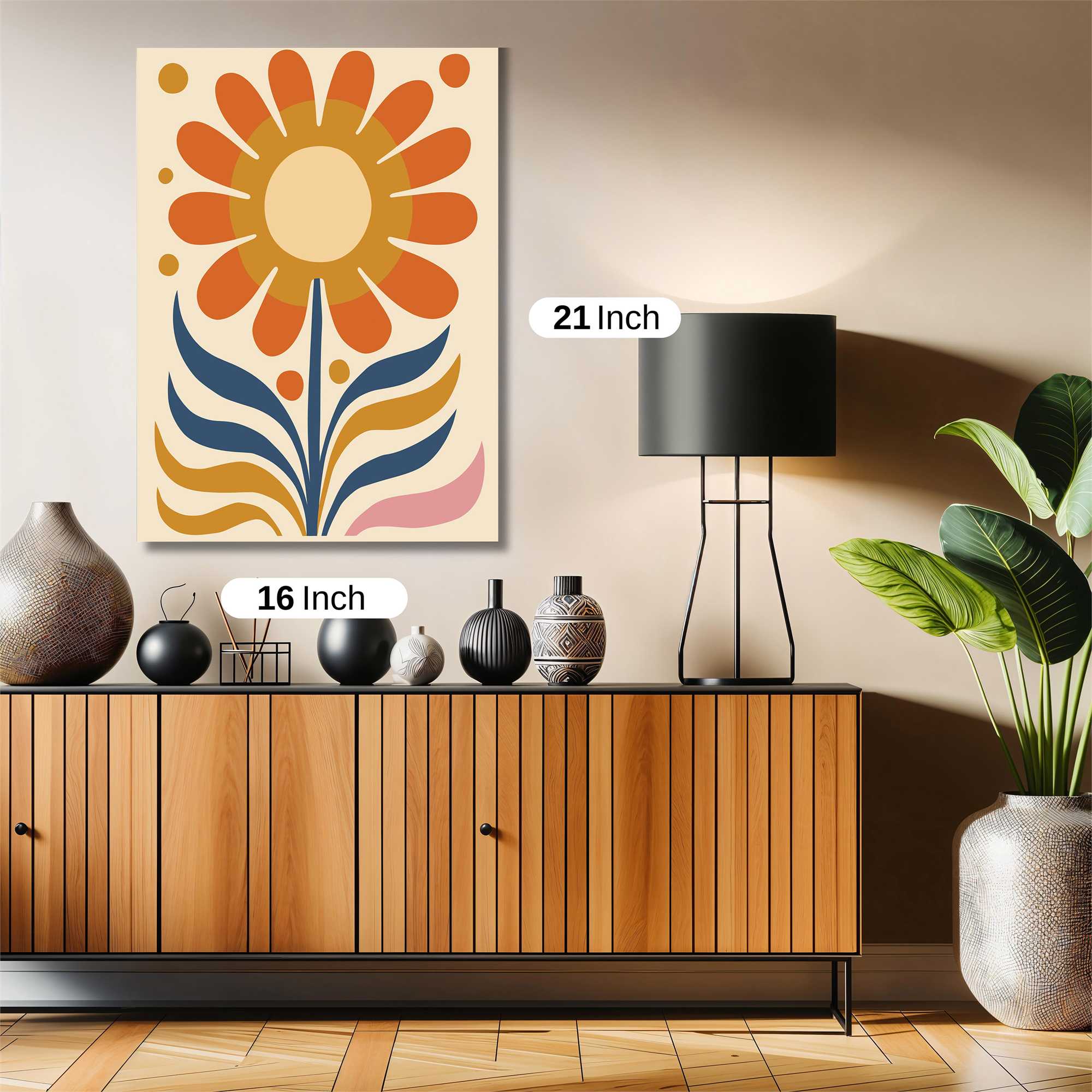 Sunflower Serenity Safe Wall Magnetic / M