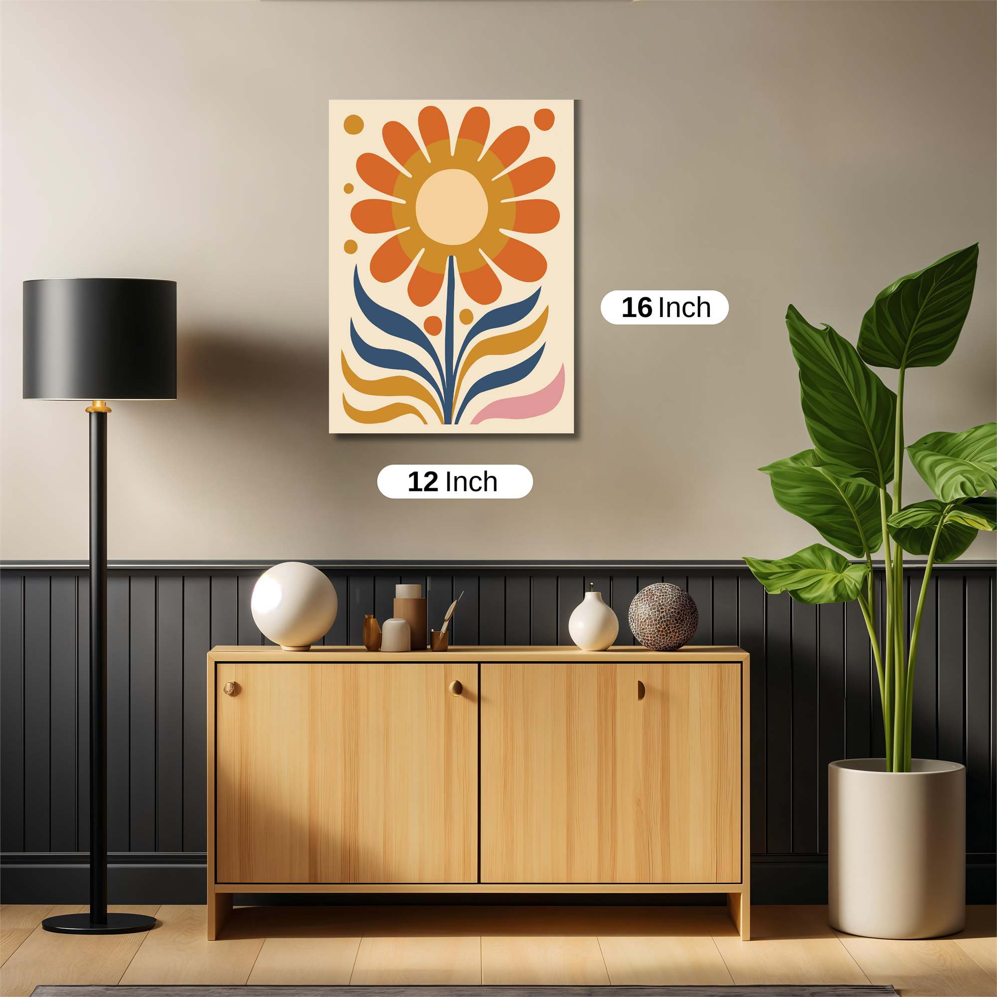 Sunflower Serenity Safe Wall Magnetic / M