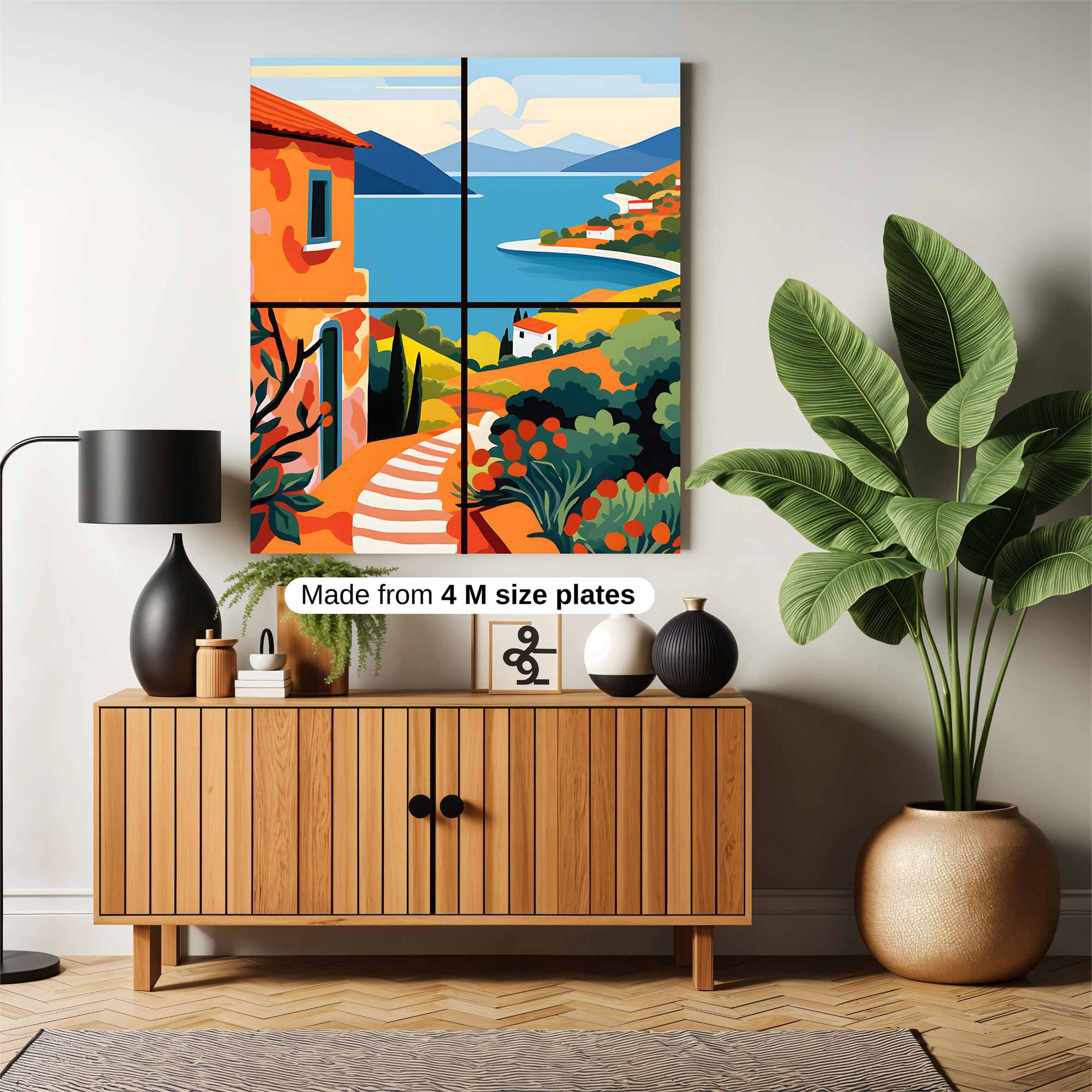 Mediterranean Tranquility Safe Wall Magnetic / M