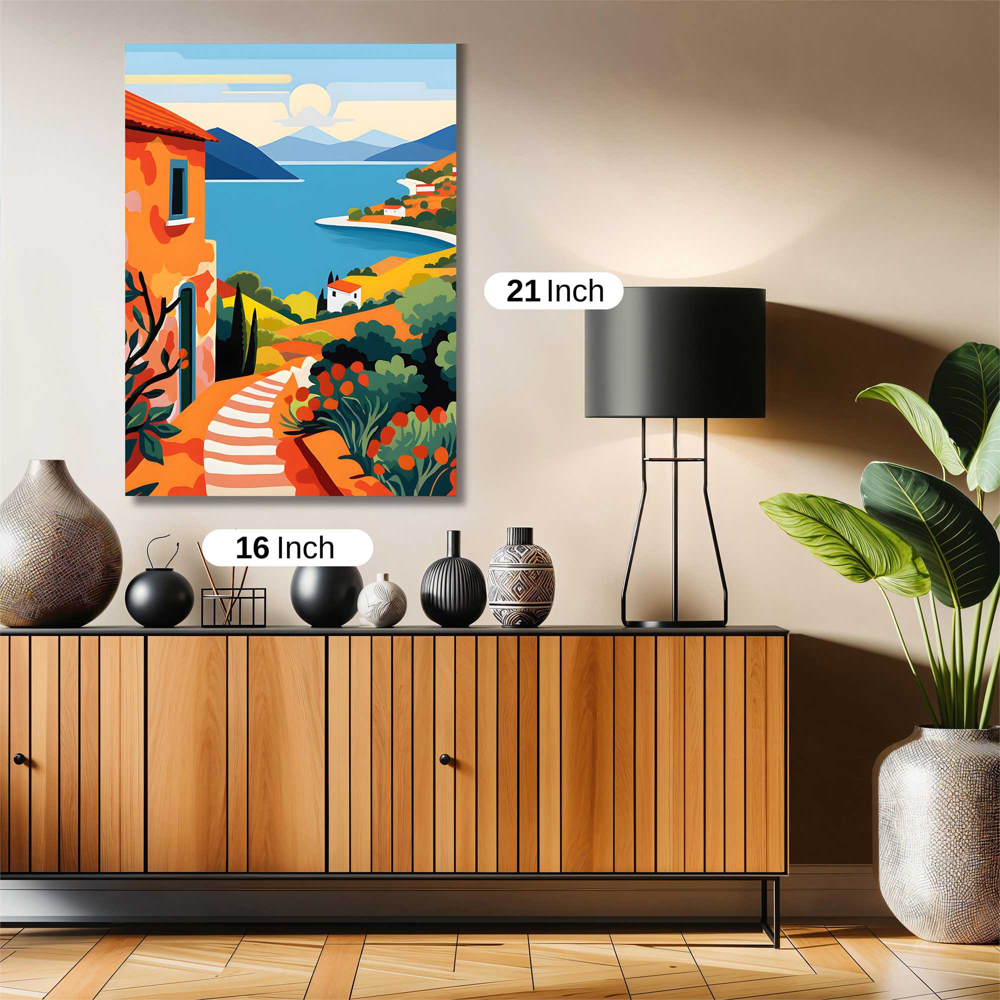 Mediterranean Tranquility Safe Wall Magnetic / M