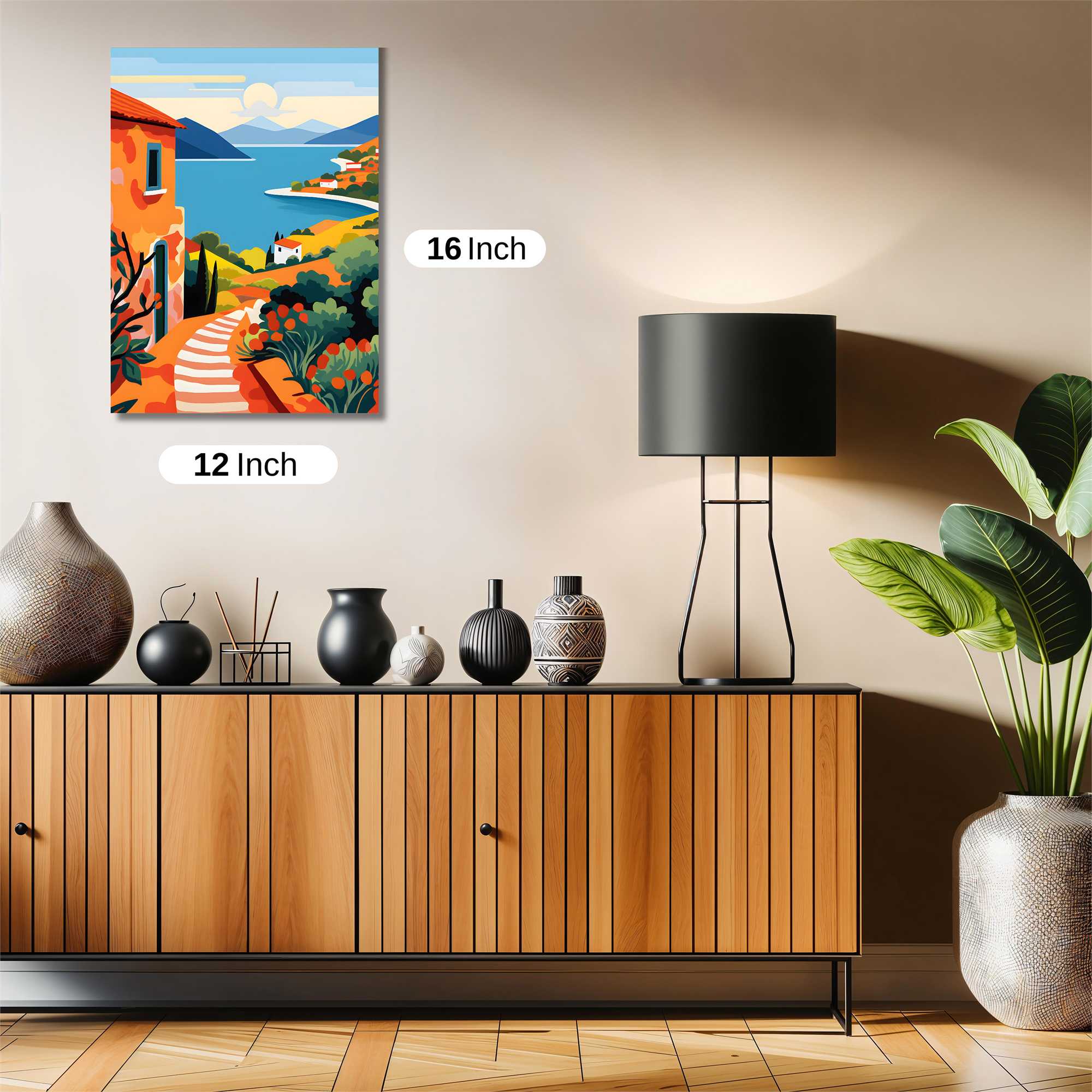 Mediterranean Tranquility Safe Wall Magnetic / M