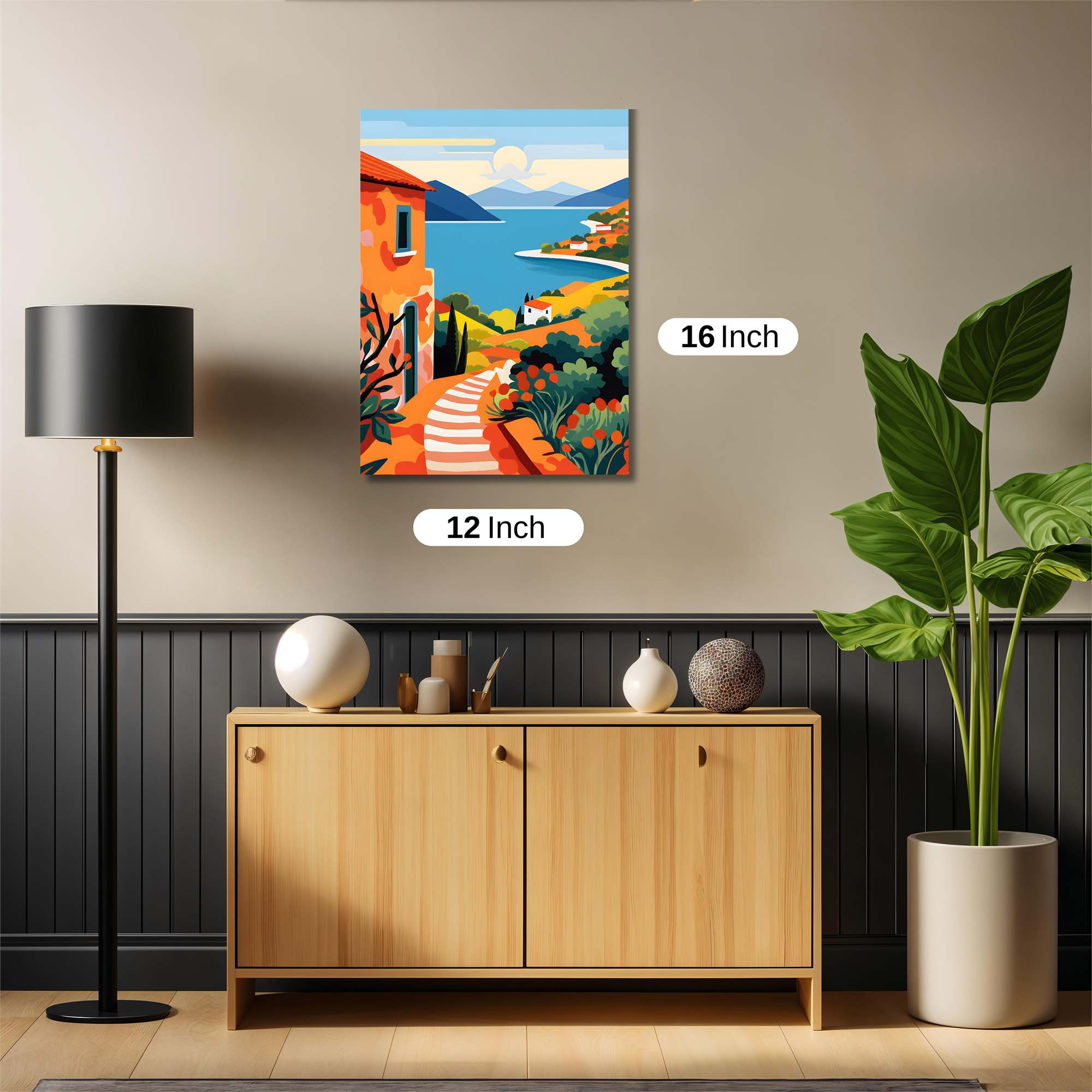 Mediterranean Tranquility Safe Wall Magnetic / M