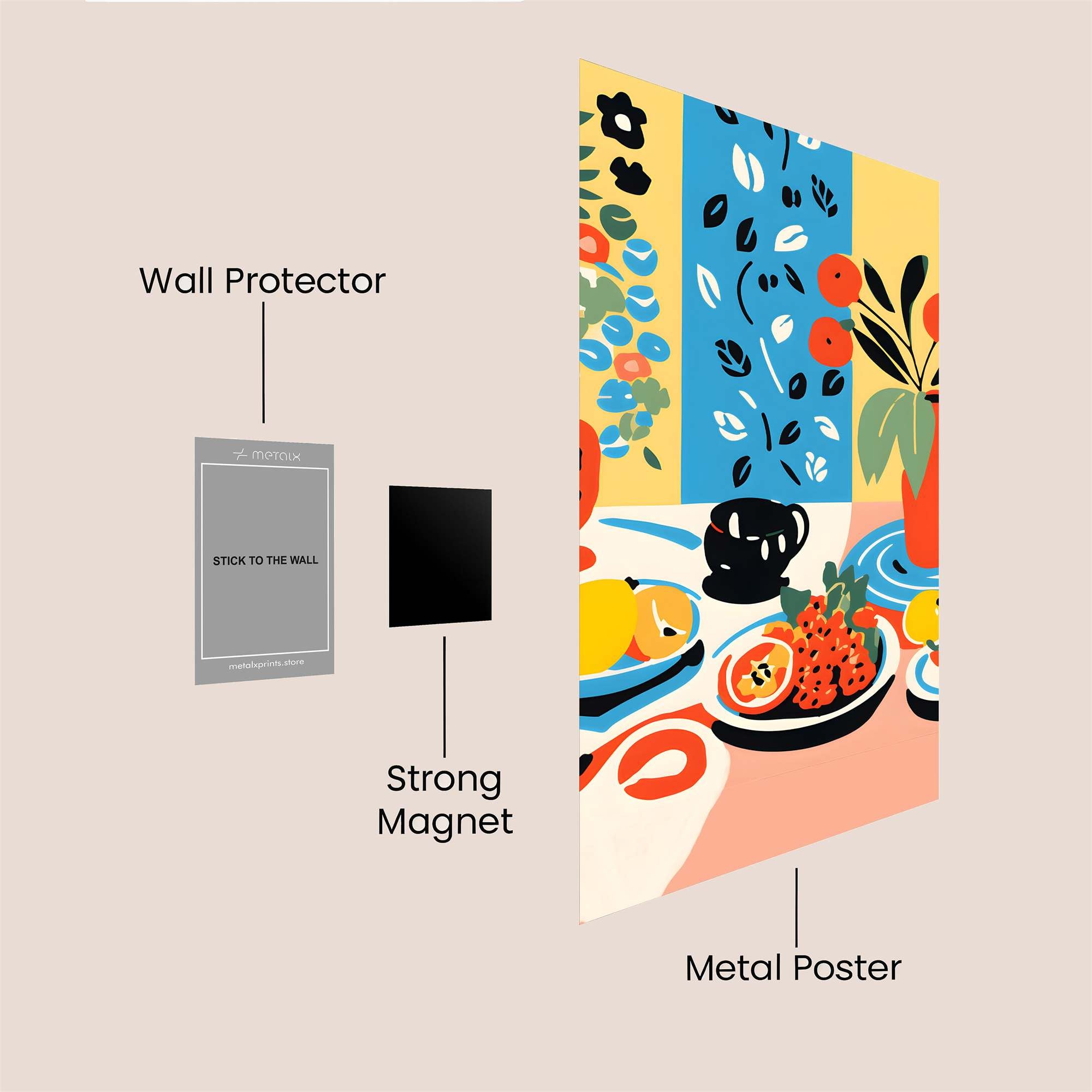 Matisse Whimsy Safe Wall Magnetic / M