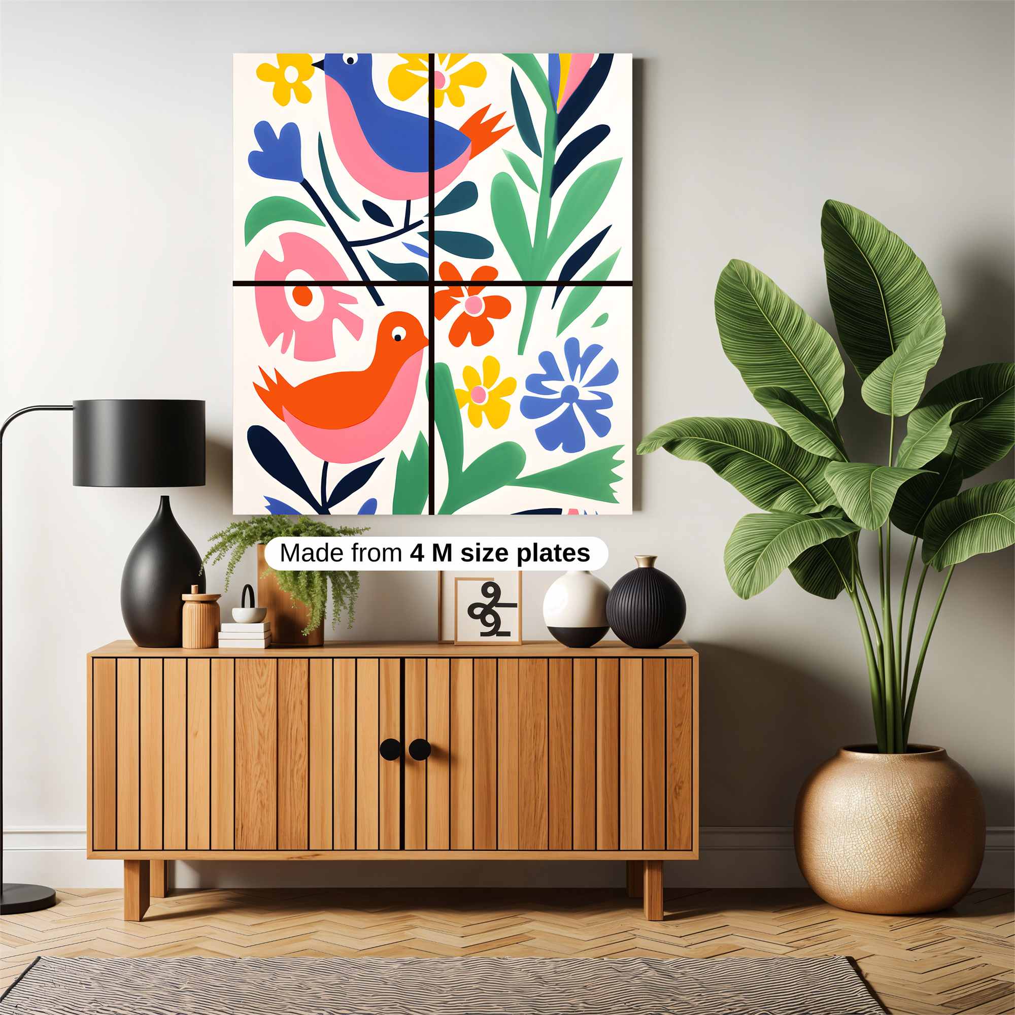 Birds Bliss Safe Wall Magnetic / M