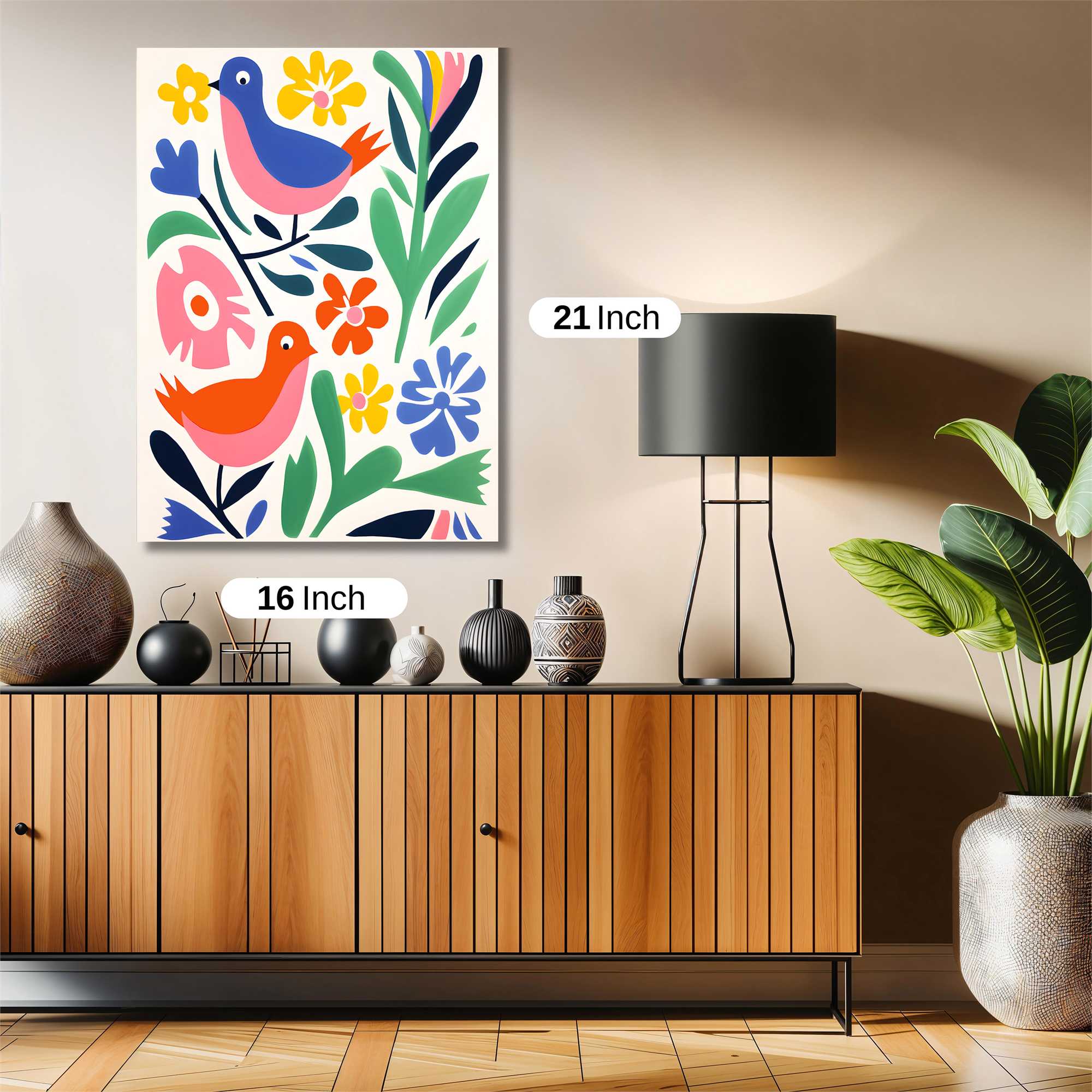 Birds Bliss Safe Wall Magnetic / M