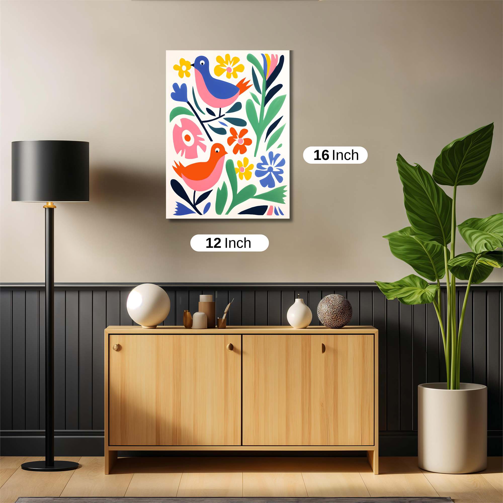 Birds Bliss Safe Wall Magnetic / M