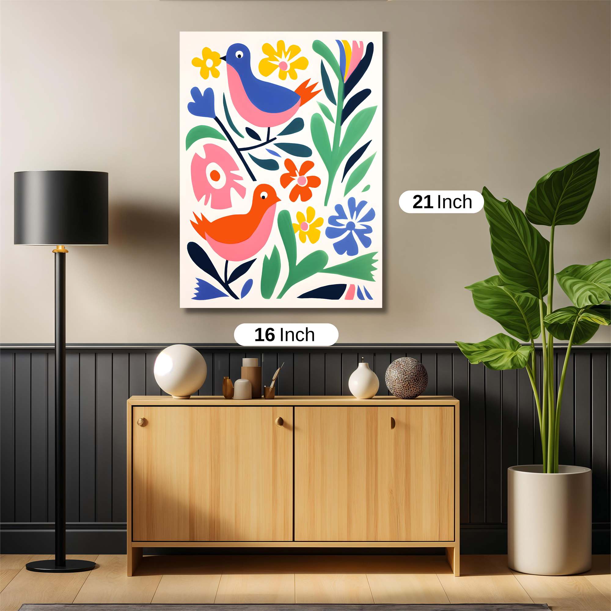 Birds Bliss Safe Wall Magnetic / M
