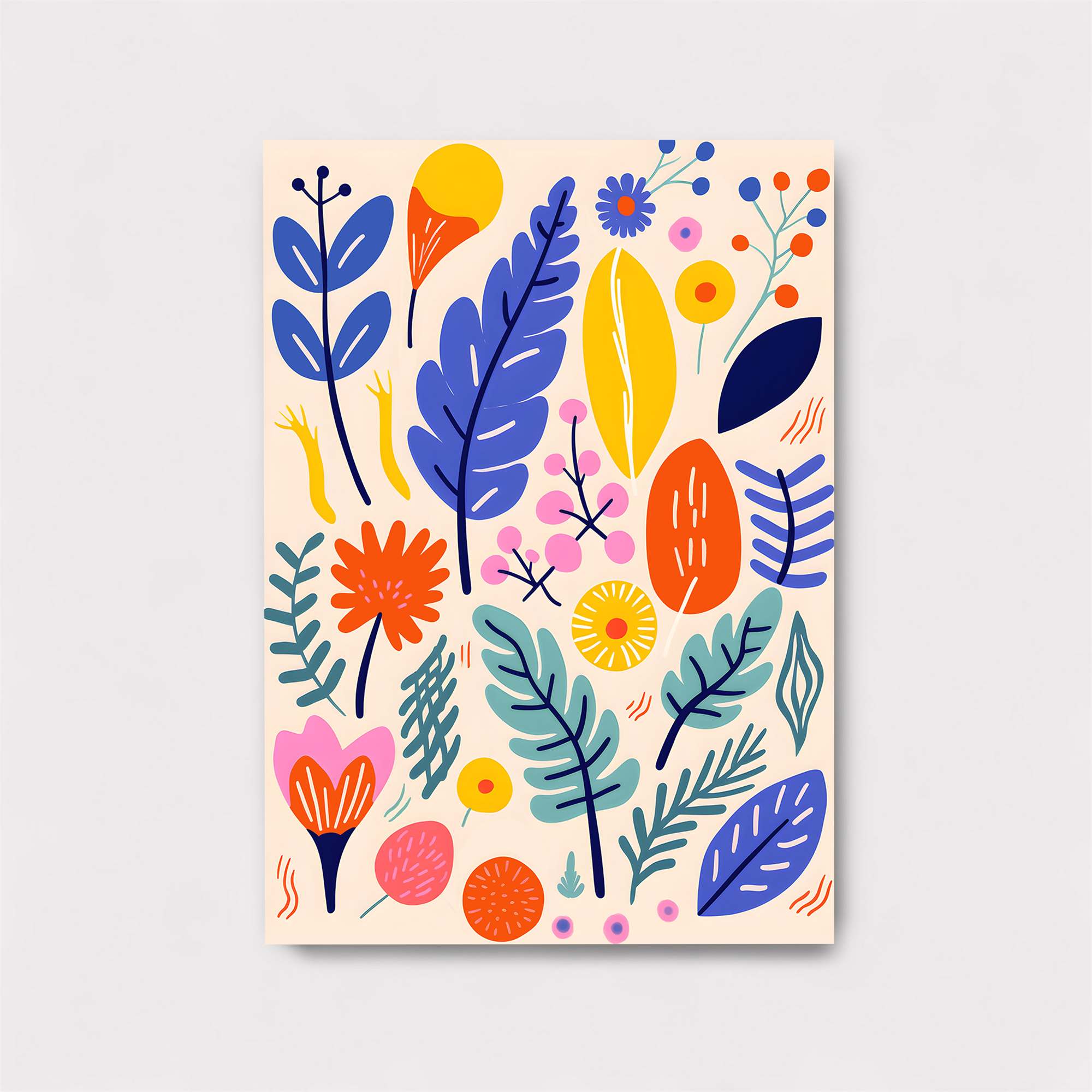 Floral Whimsy Safe Wall Magnetic / M