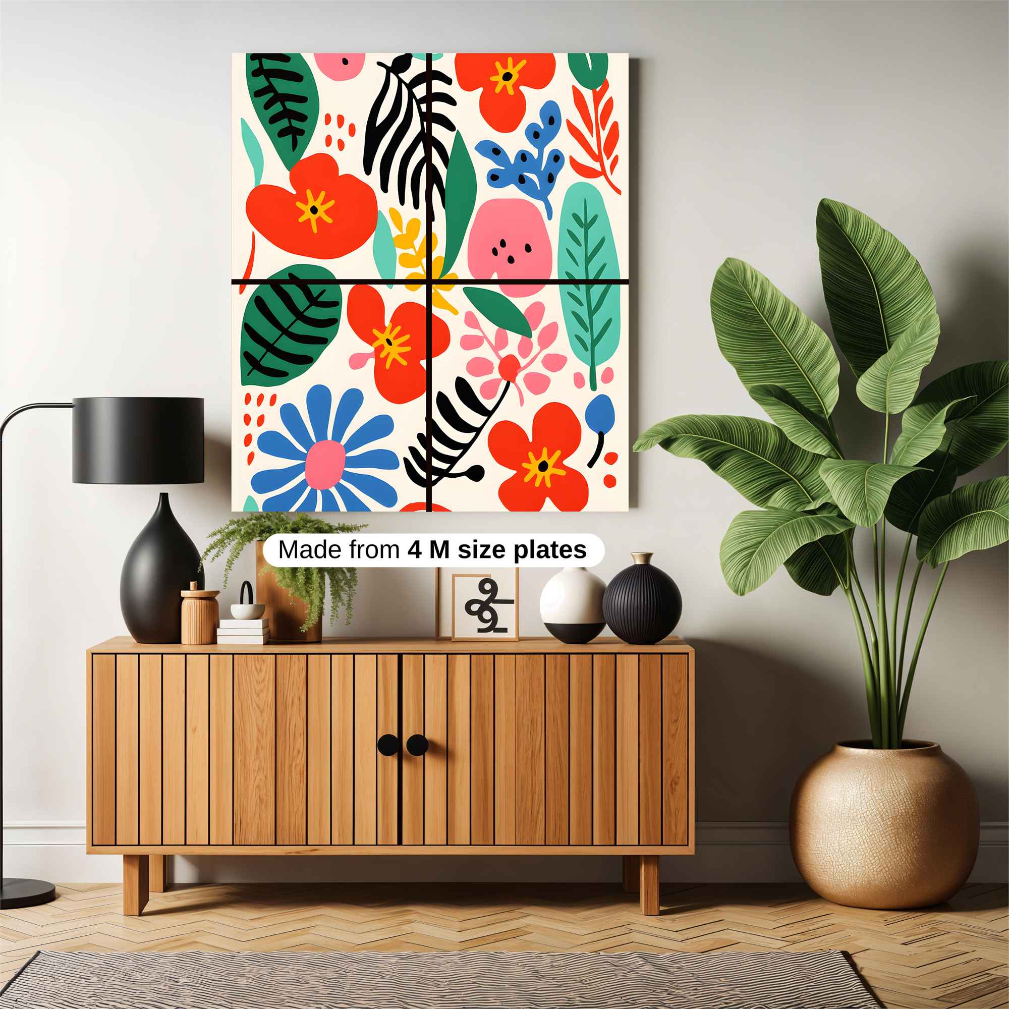 Floral Fiesta Safe Wall Magnetic / M