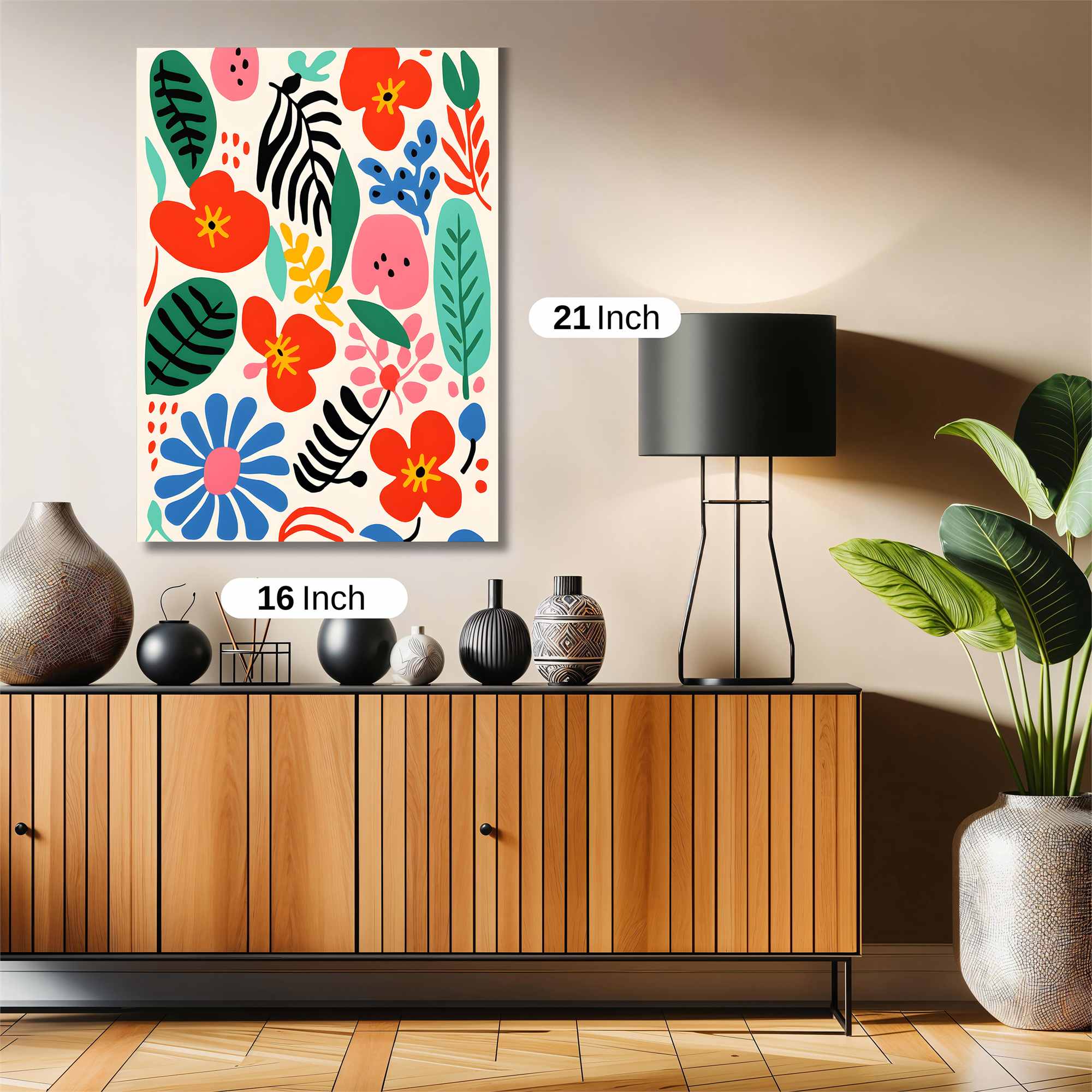 Floral Fiesta Safe Wall Magnetic / M