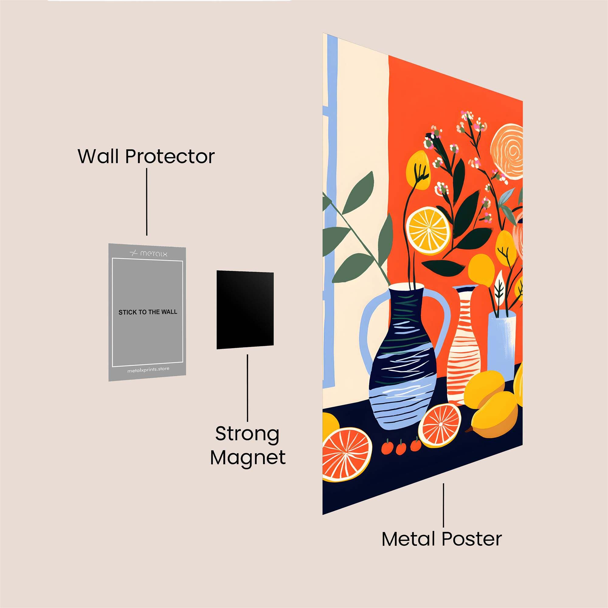 Citrus Delight Safe Wall Magnetic / M