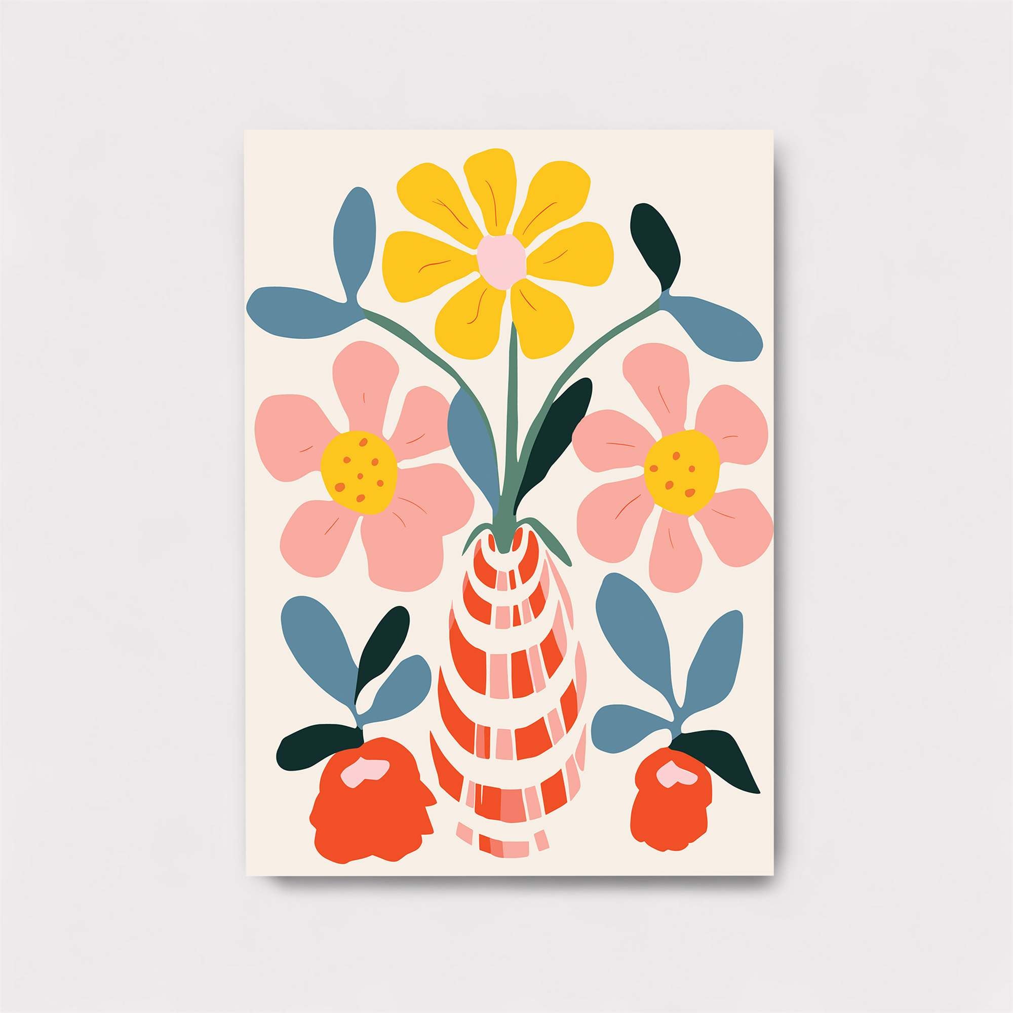 Floral Whimsy Safe Wall Magnetic / M