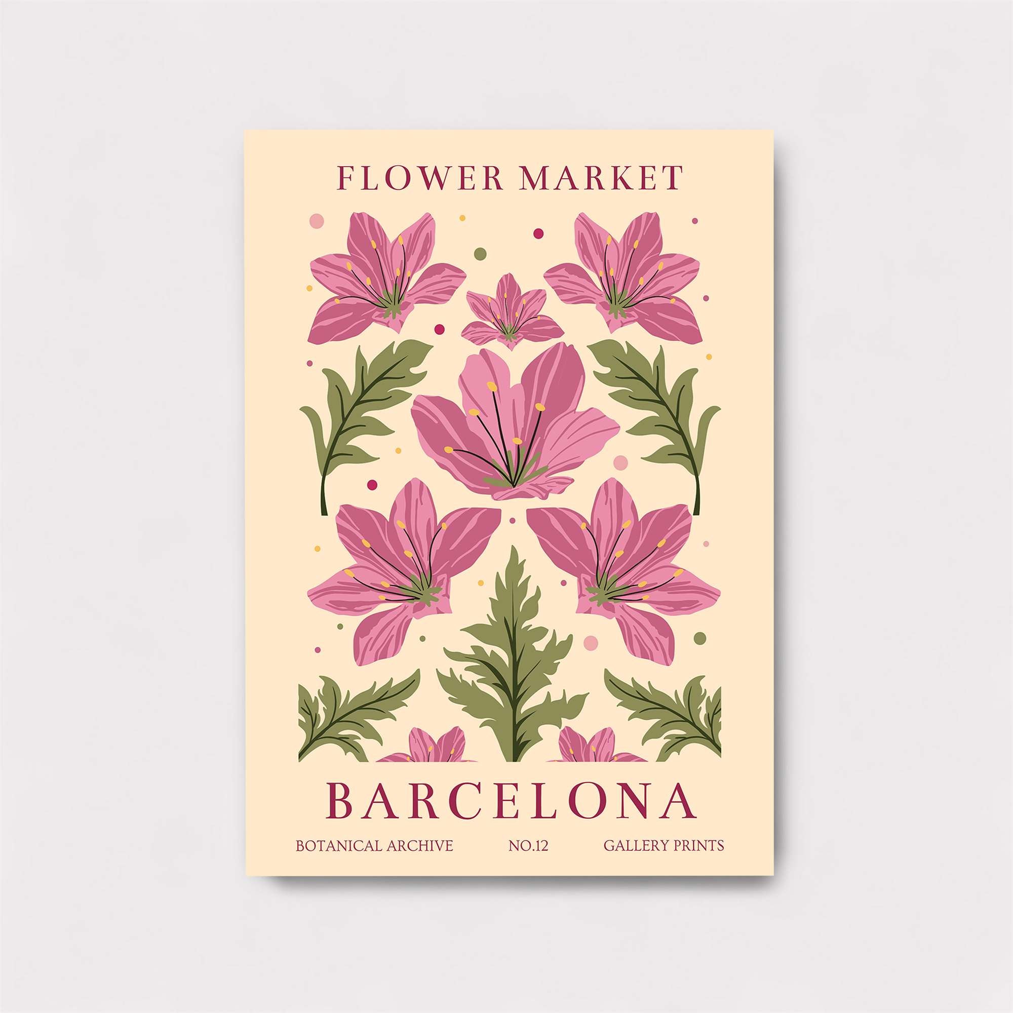 Barcelona Bloom Safe Wall Magnetic / M