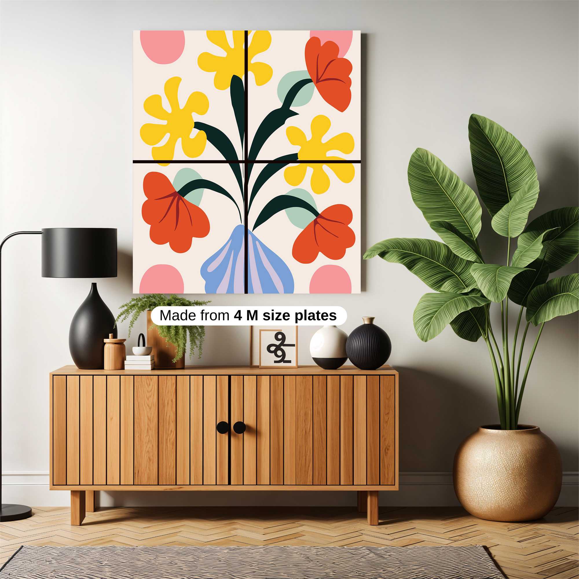 Floral Joy Safe Wall Magnetic / M