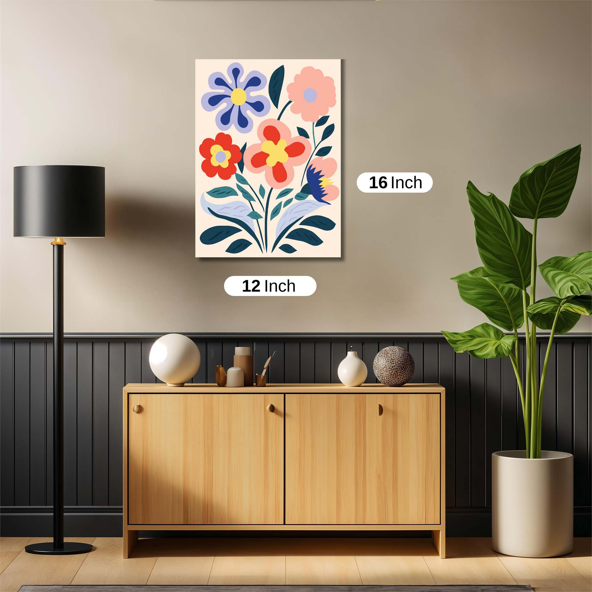 Floral Bliss Safe Wall Magnetic / M