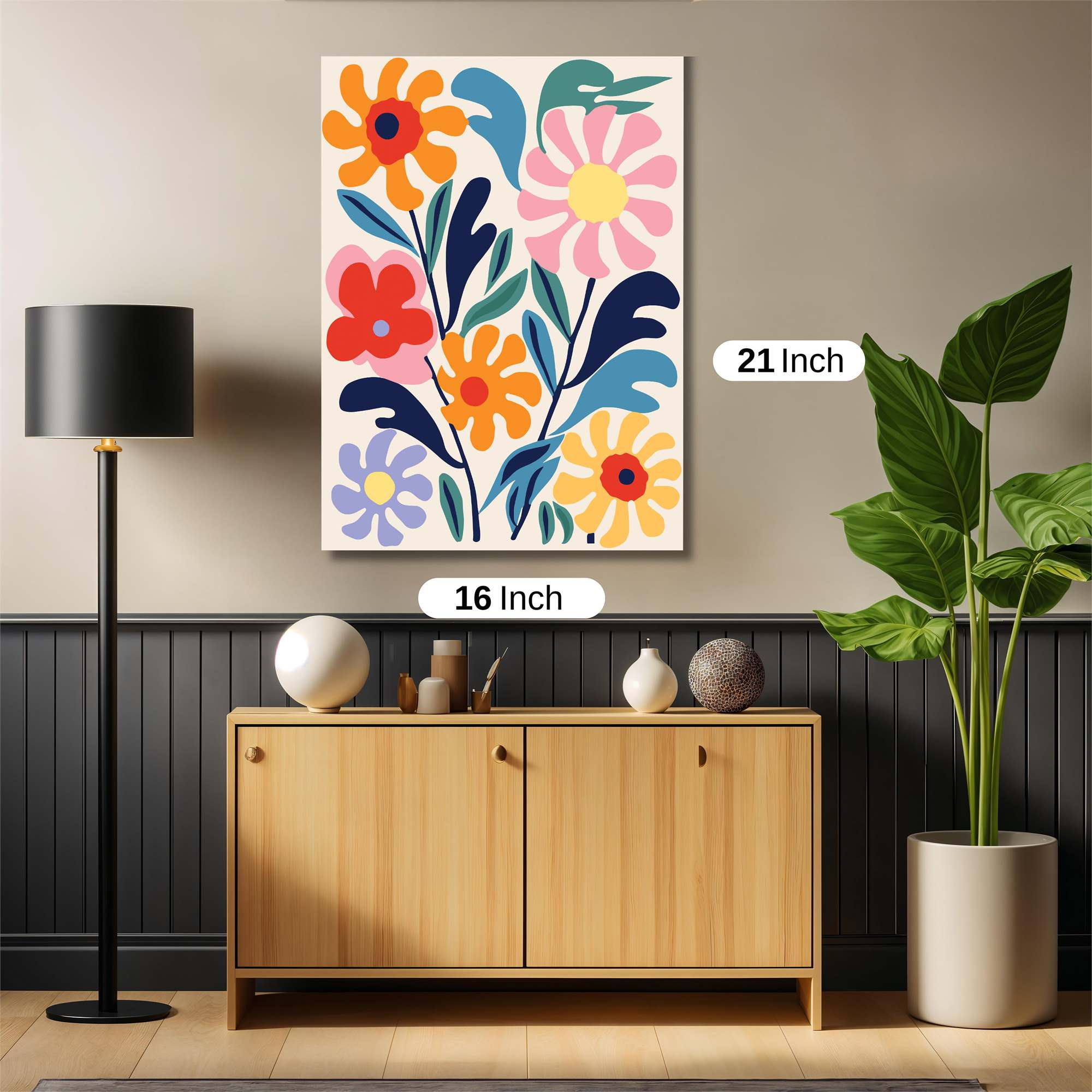 Floral Bliss Safe Wall Magnetic / M