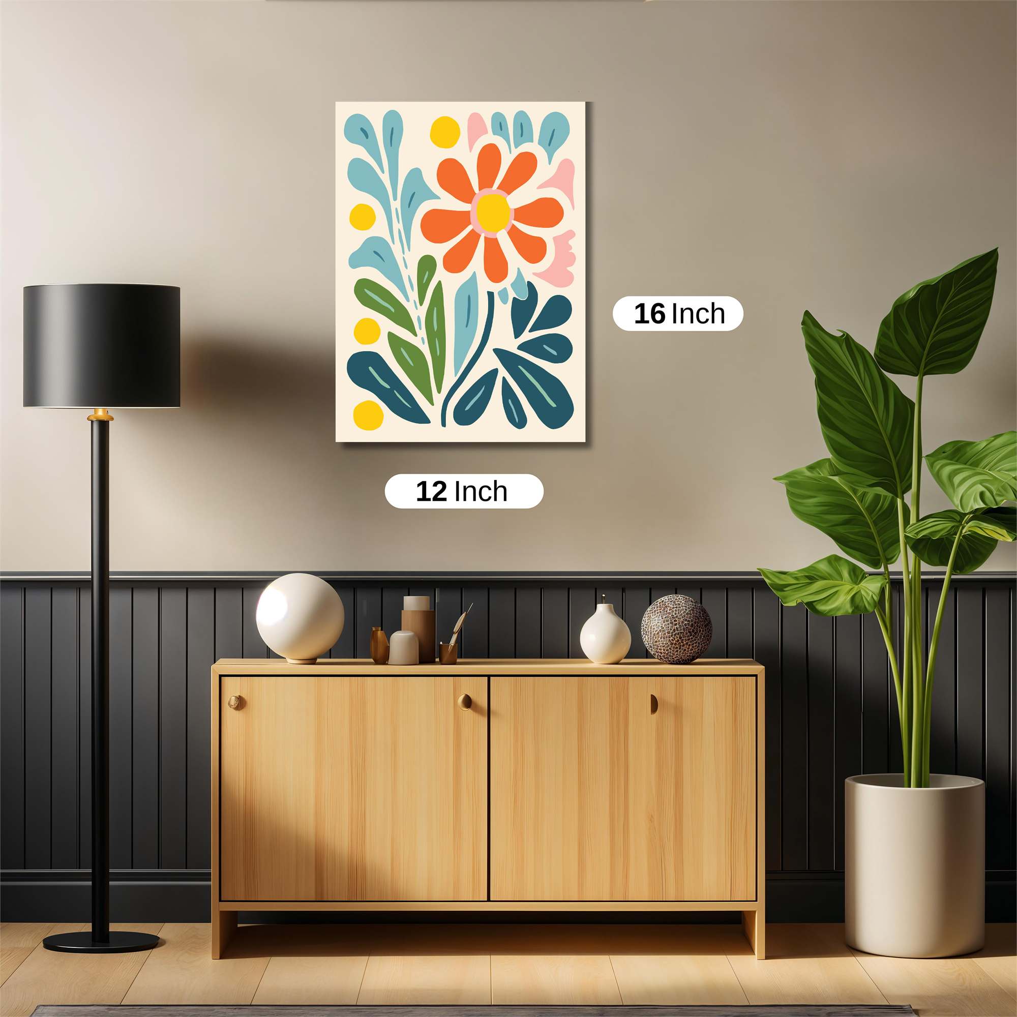 Floral Bliss Safe Wall Magnetic / M