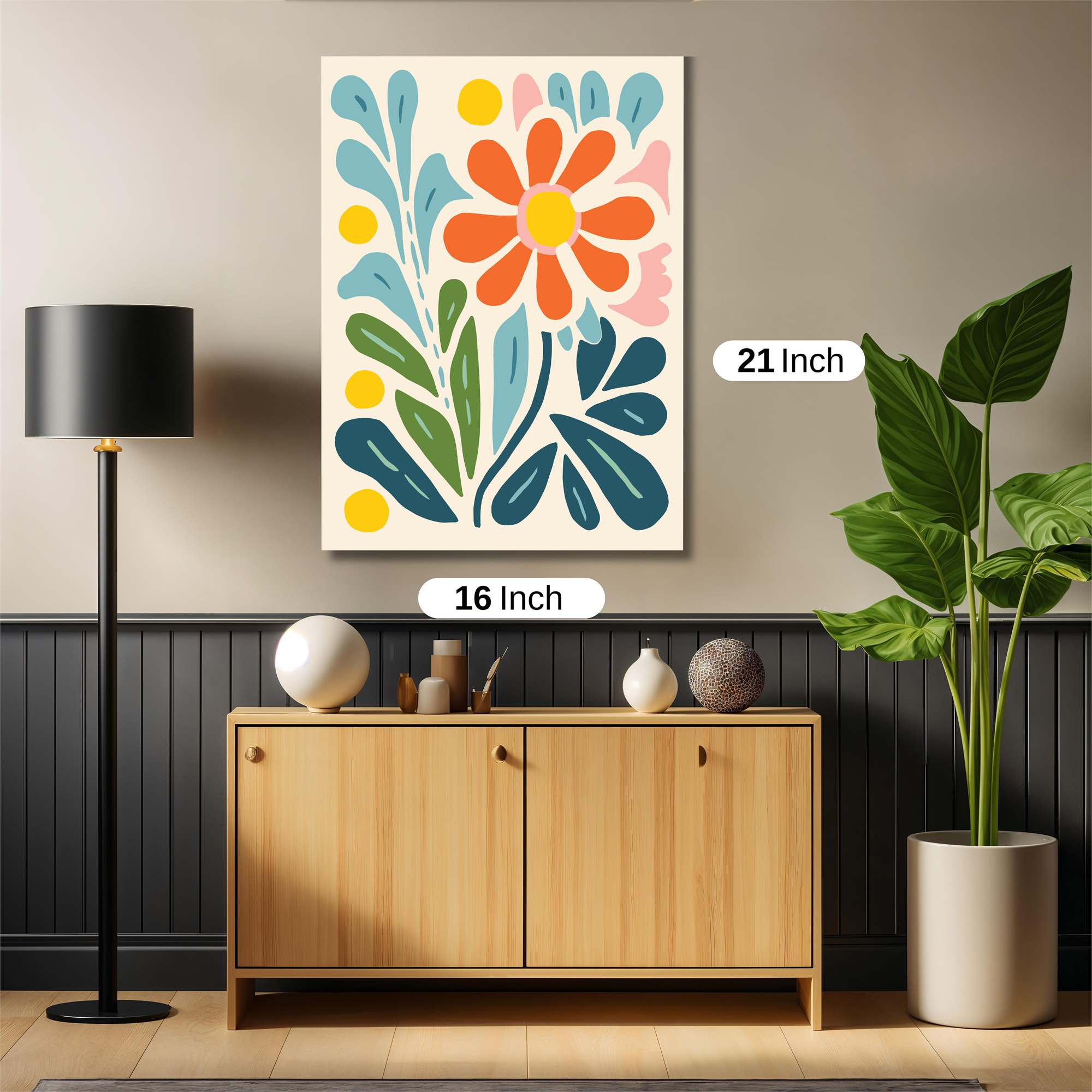 Floral Bliss Safe Wall Magnetic / M