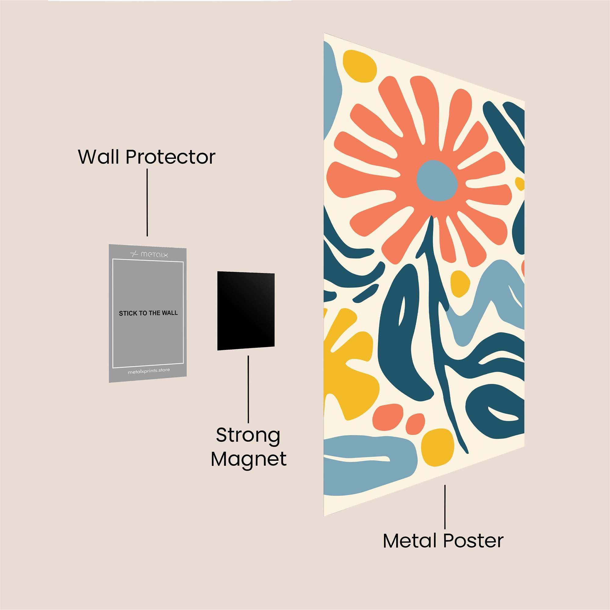 Matisse Whimsy Safe Wall Magnetic / M