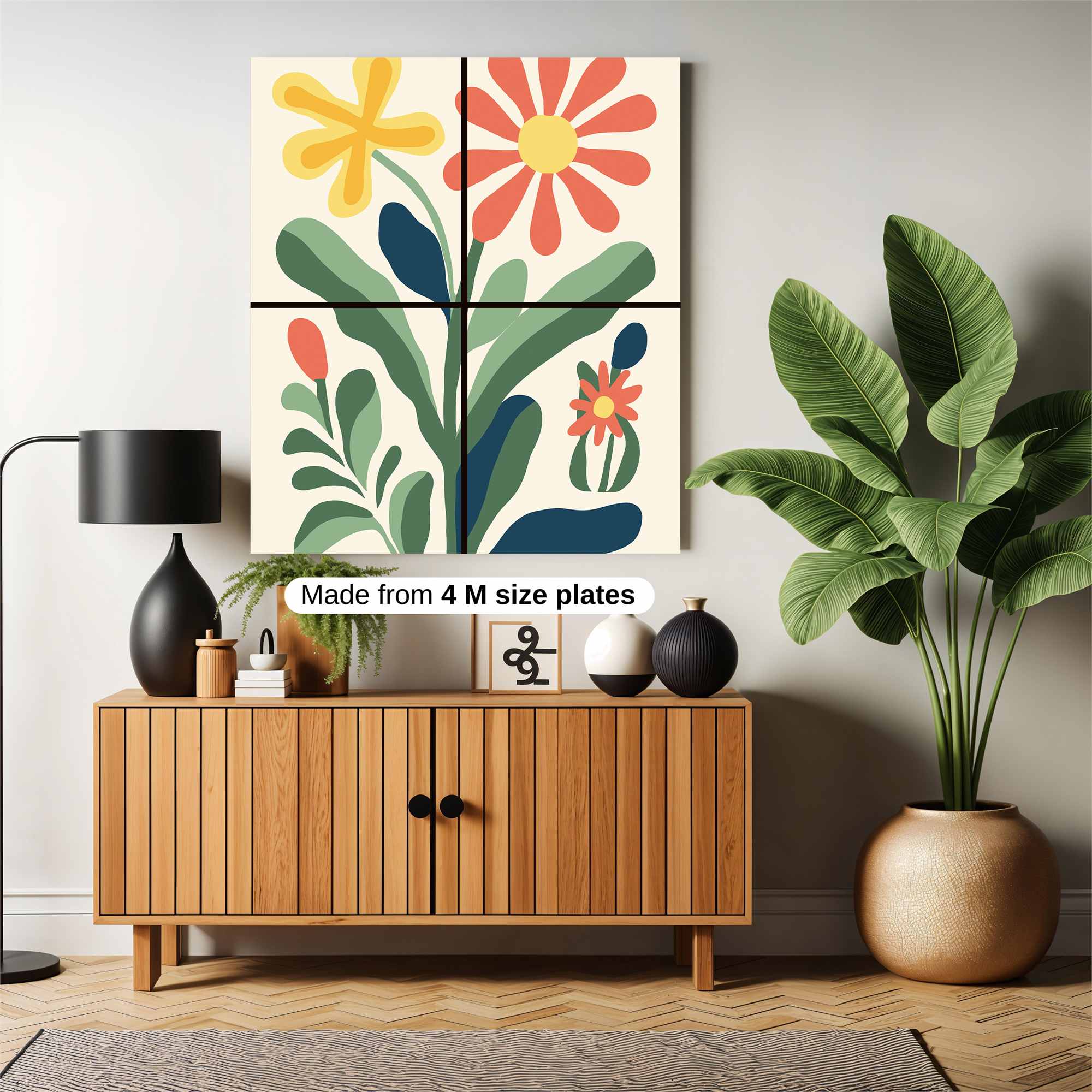 Floral Joy Safe Wall Magnetic / M