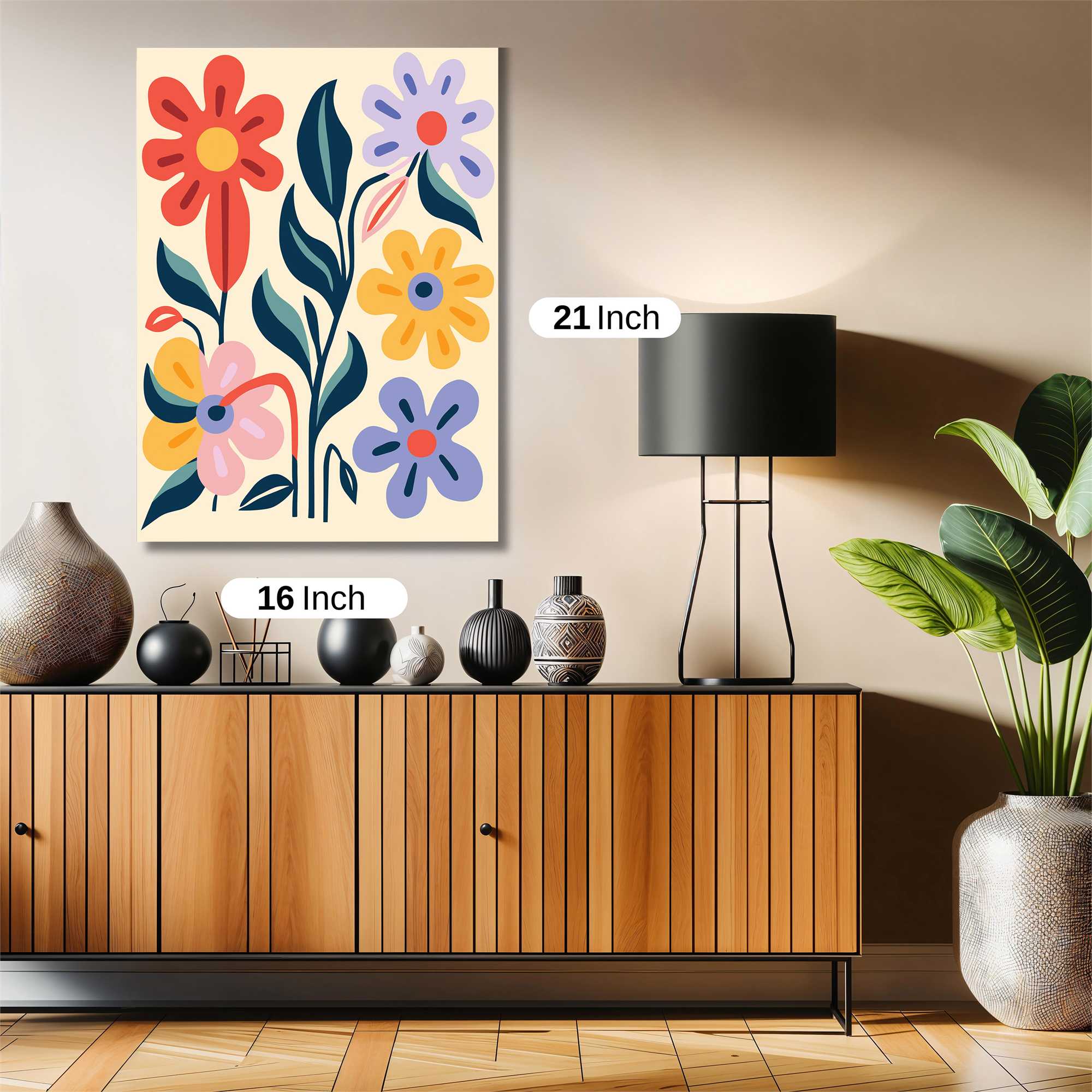 Floral Bliss Safe Wall Magnetic / M