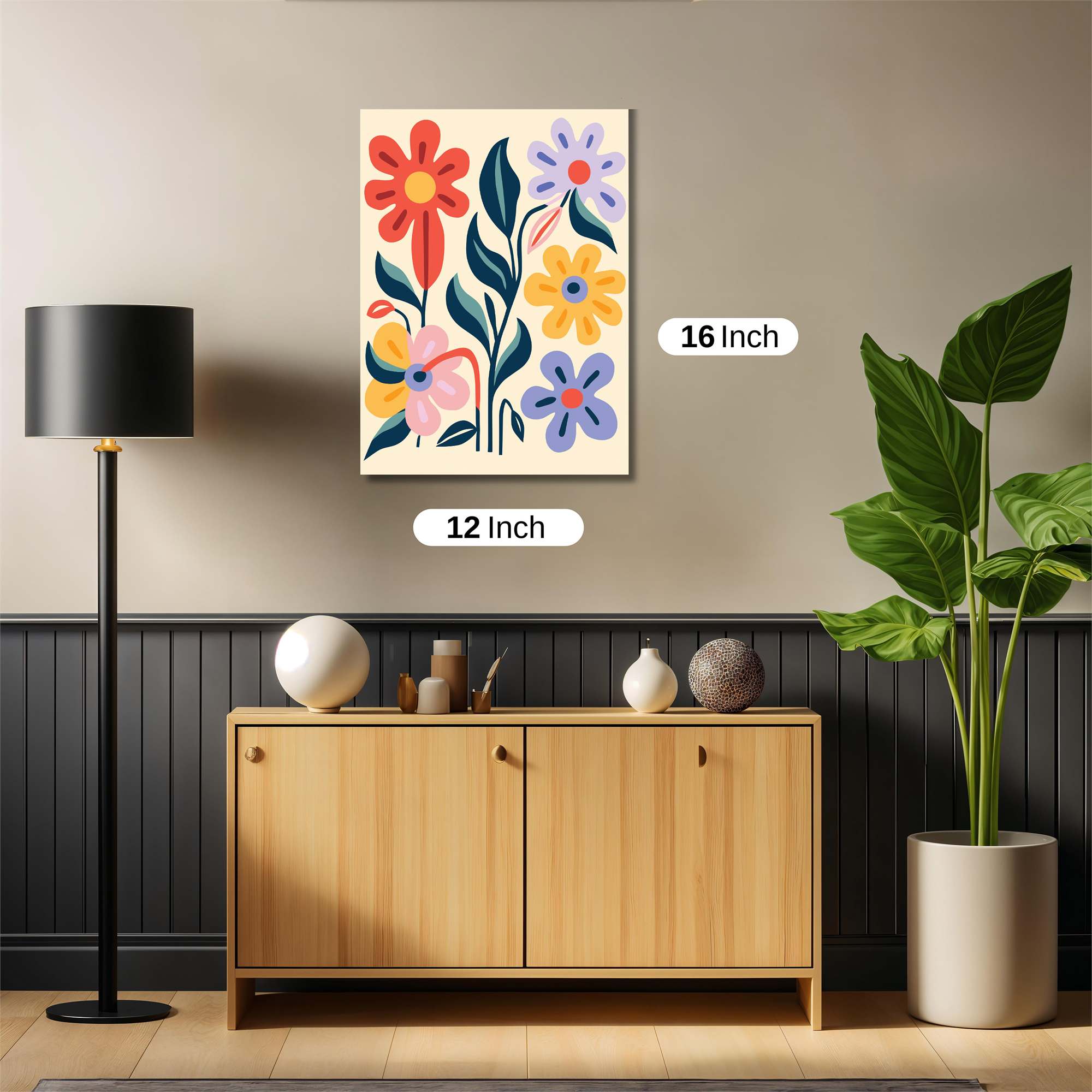 Floral Bliss Safe Wall Magnetic / M