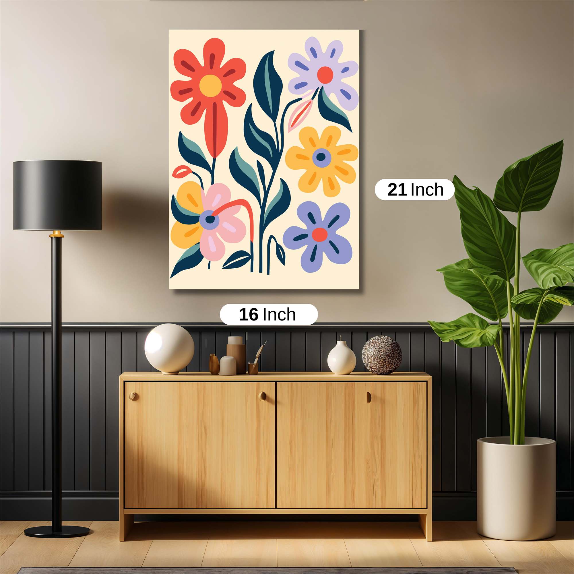 Floral Bliss Safe Wall Magnetic / M