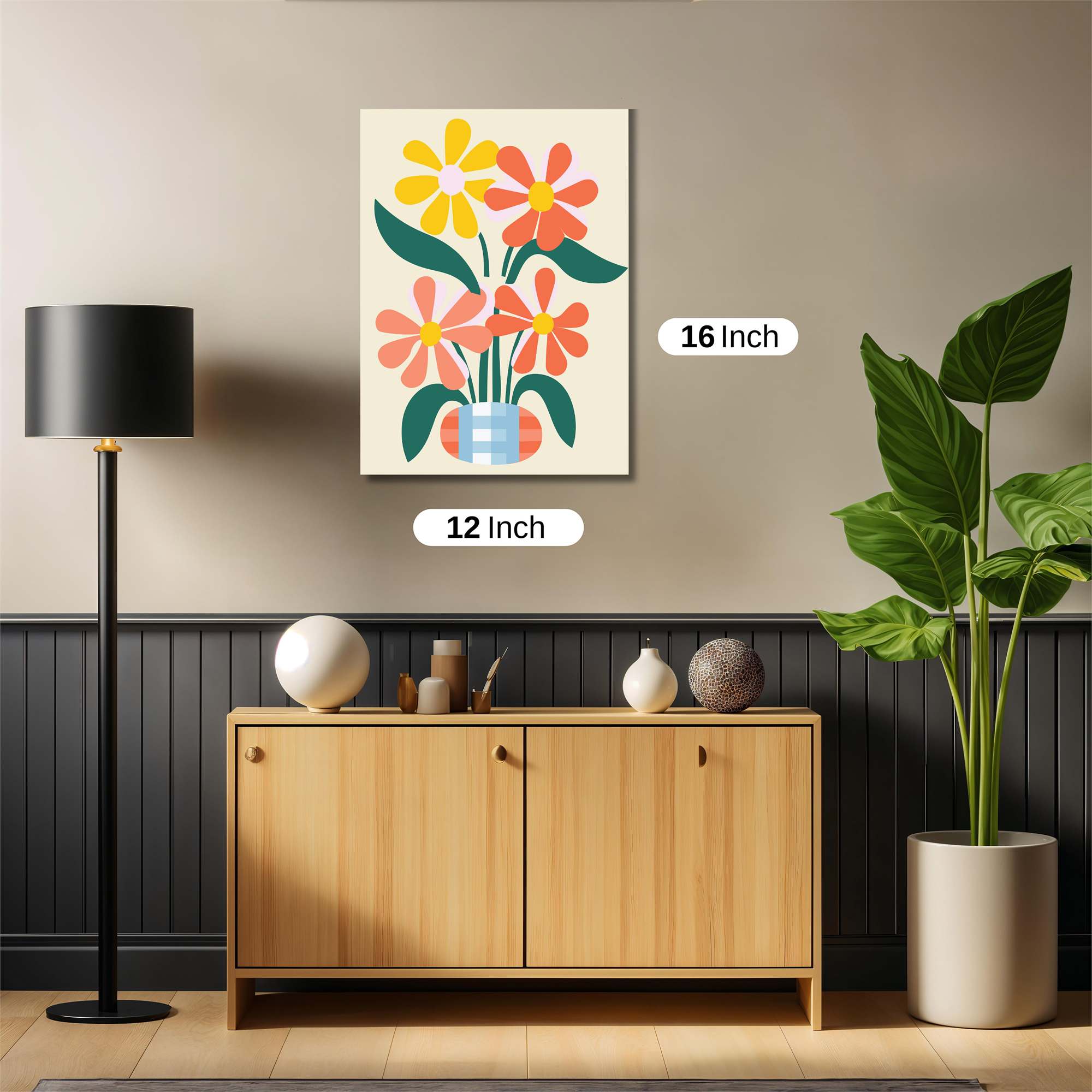 Floral Bliss Safe Wall Magnetic / M