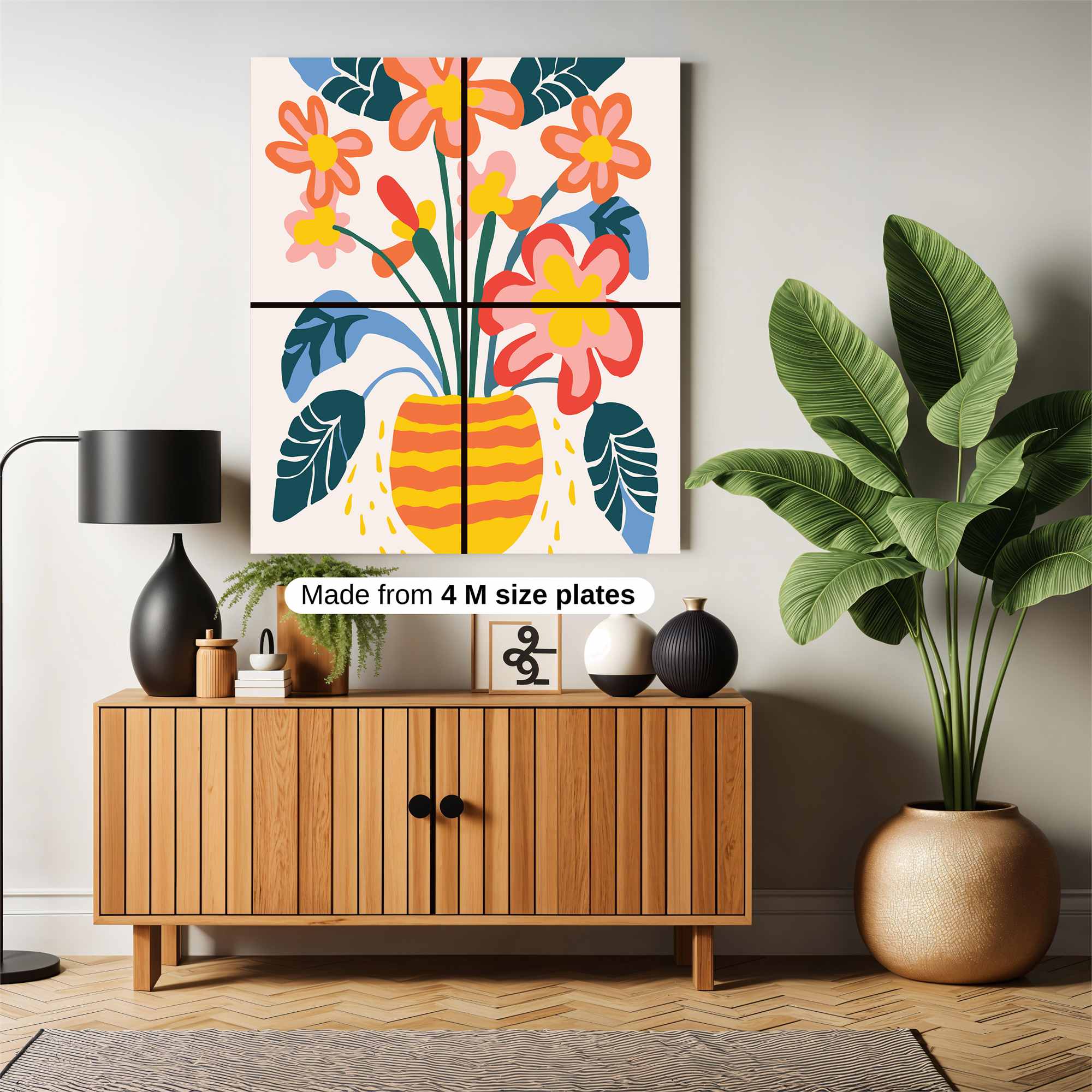 Floral Joy Safe Wall Magnetic / M